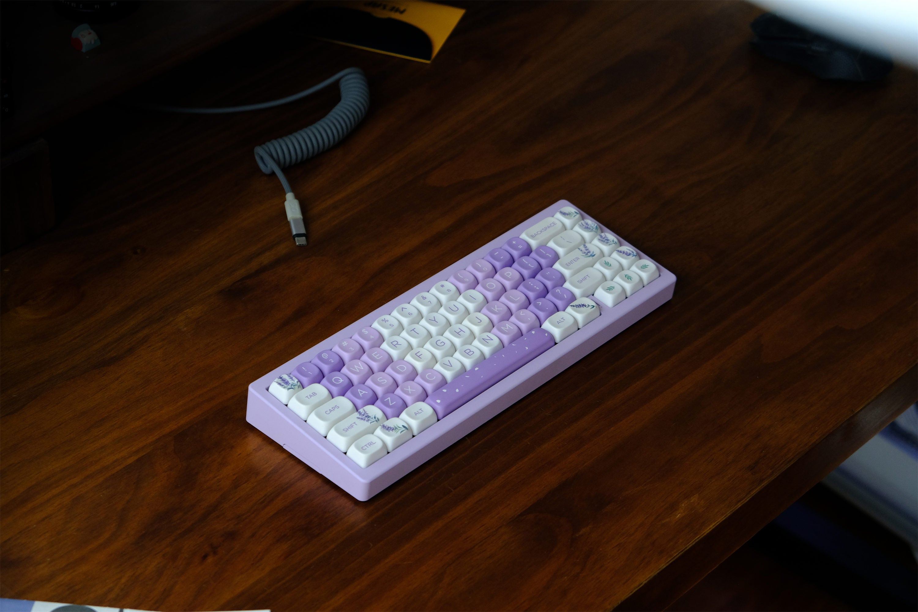 Lavender Blossoms Keycaps