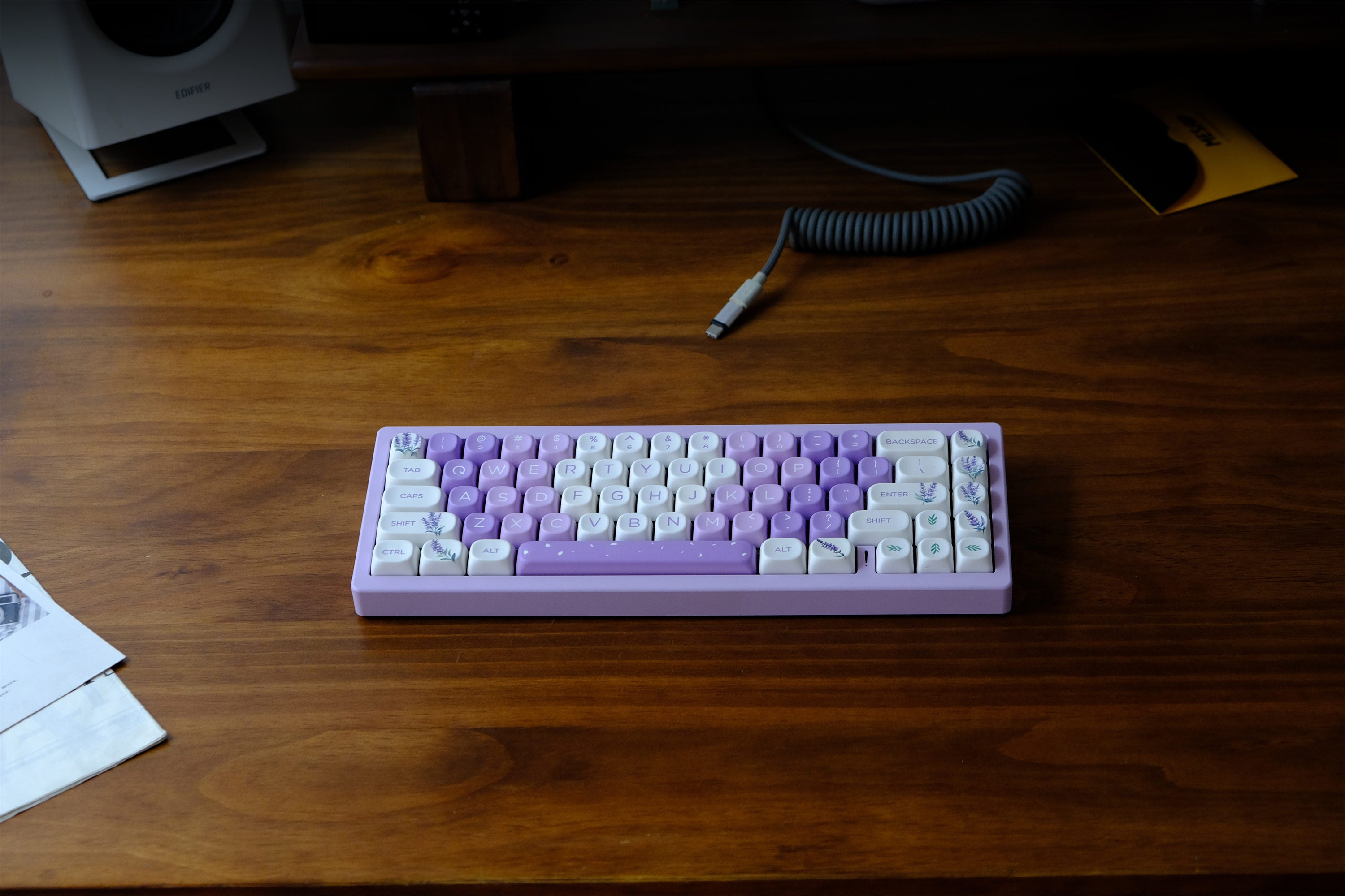 Lavender Blossoms Keycaps
