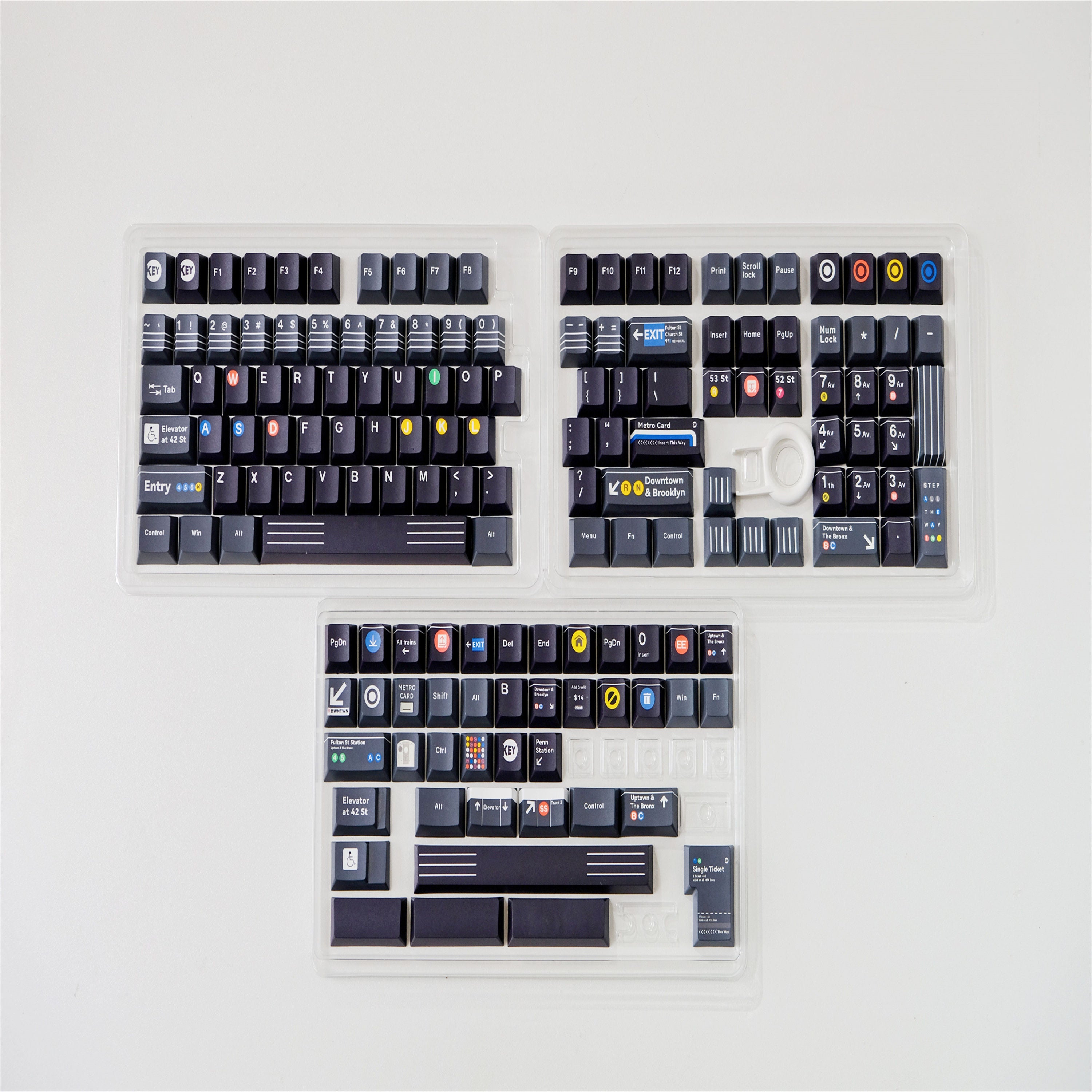 New York Subway keycaps