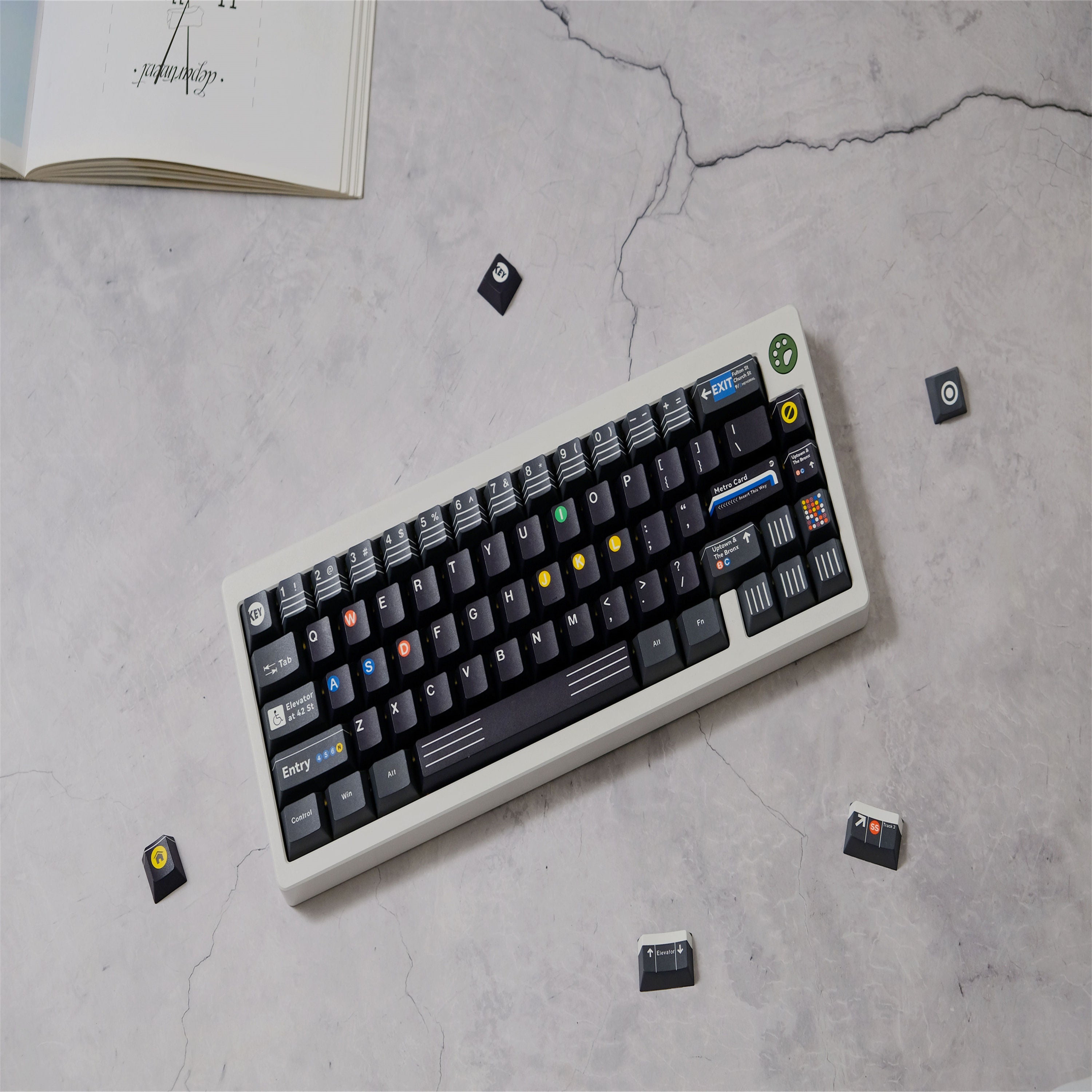 New York Subway keycaps