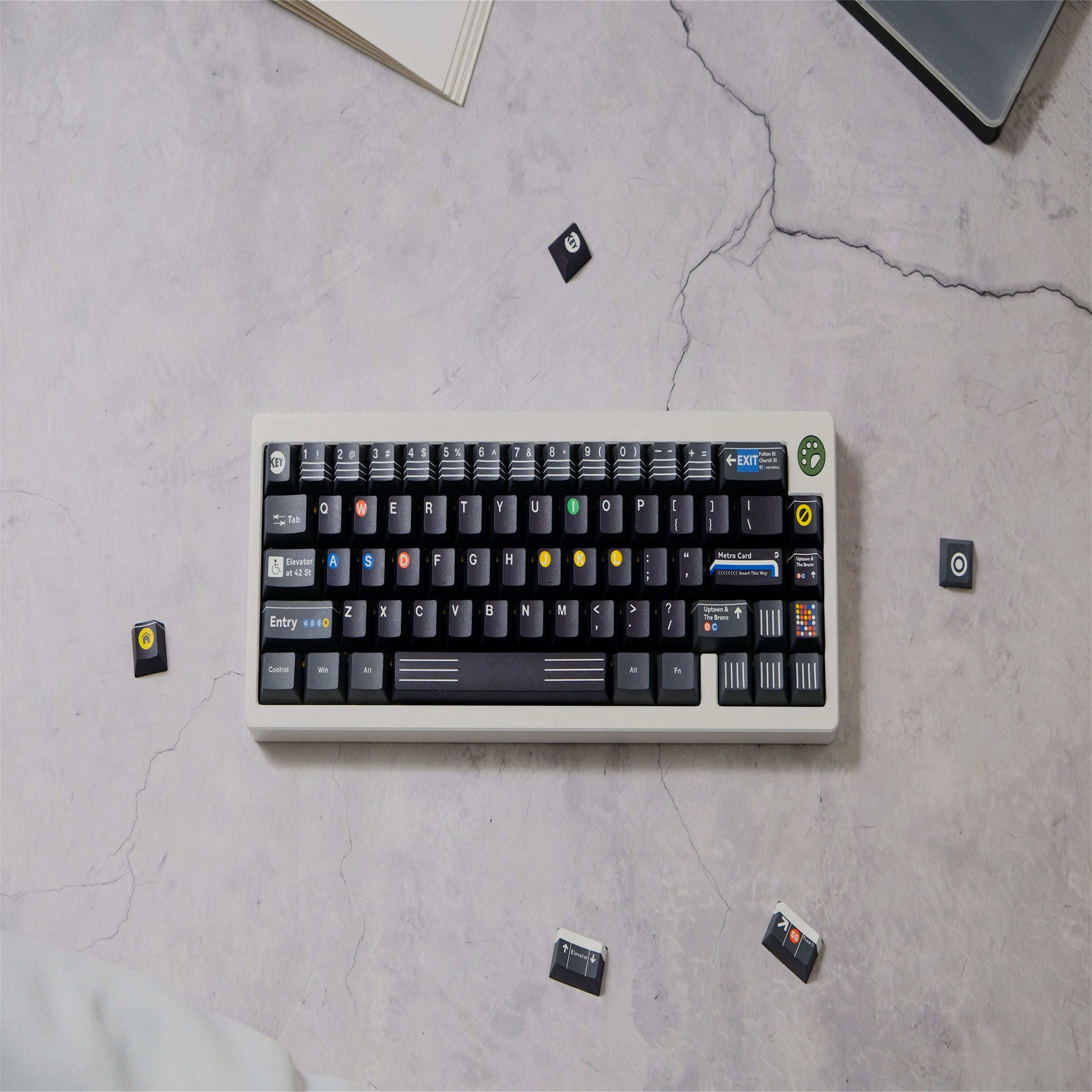 New York Subway keycaps