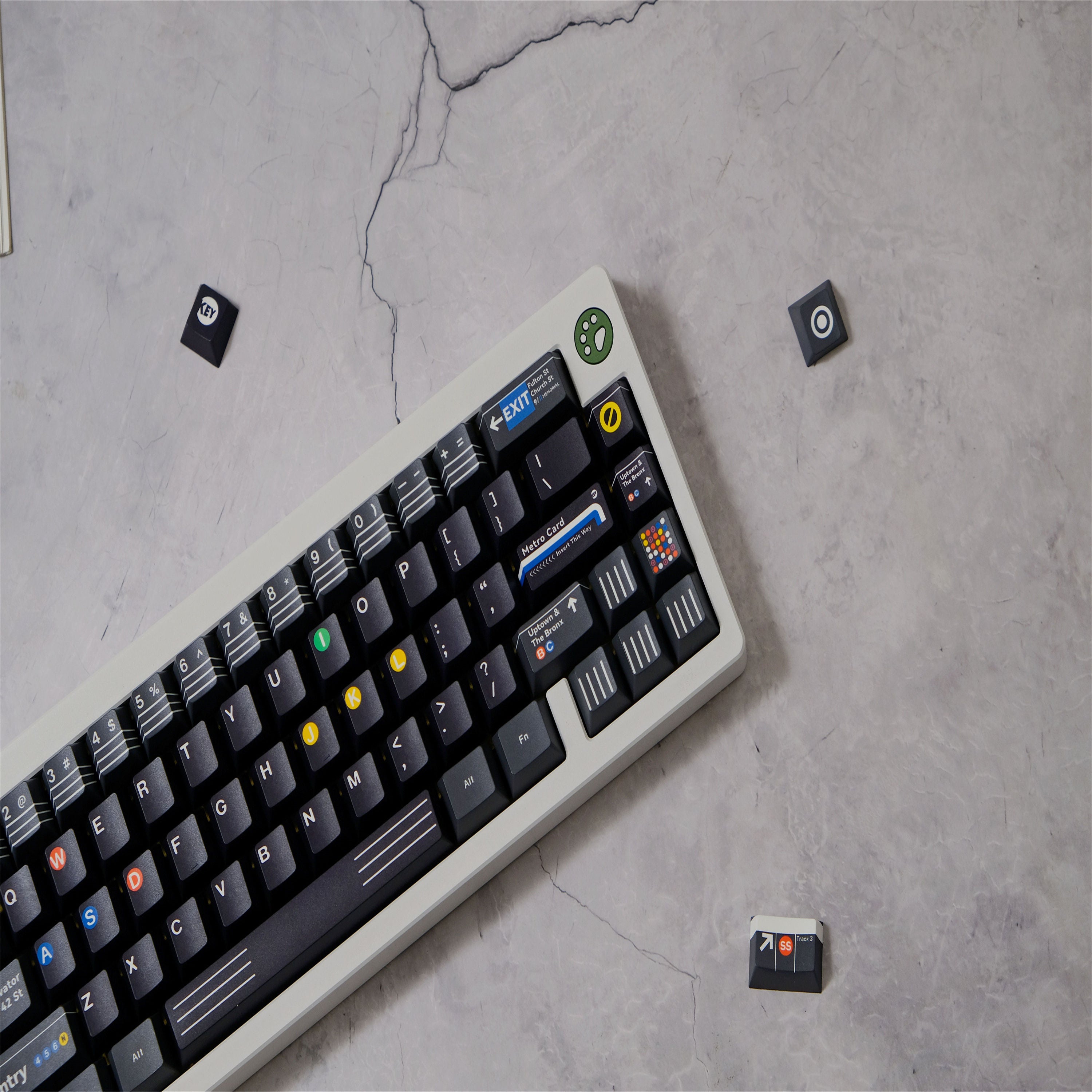 New York Subway keycaps
