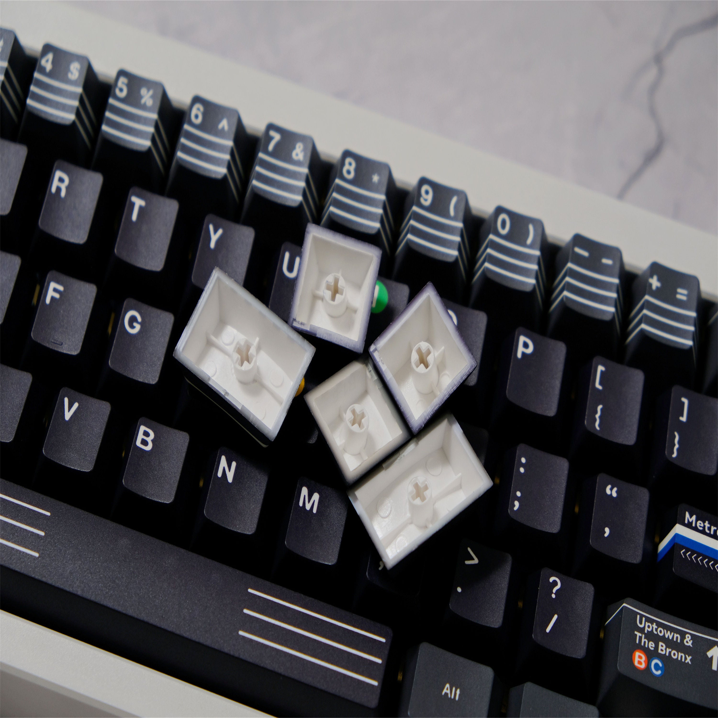 New York Subway keycaps