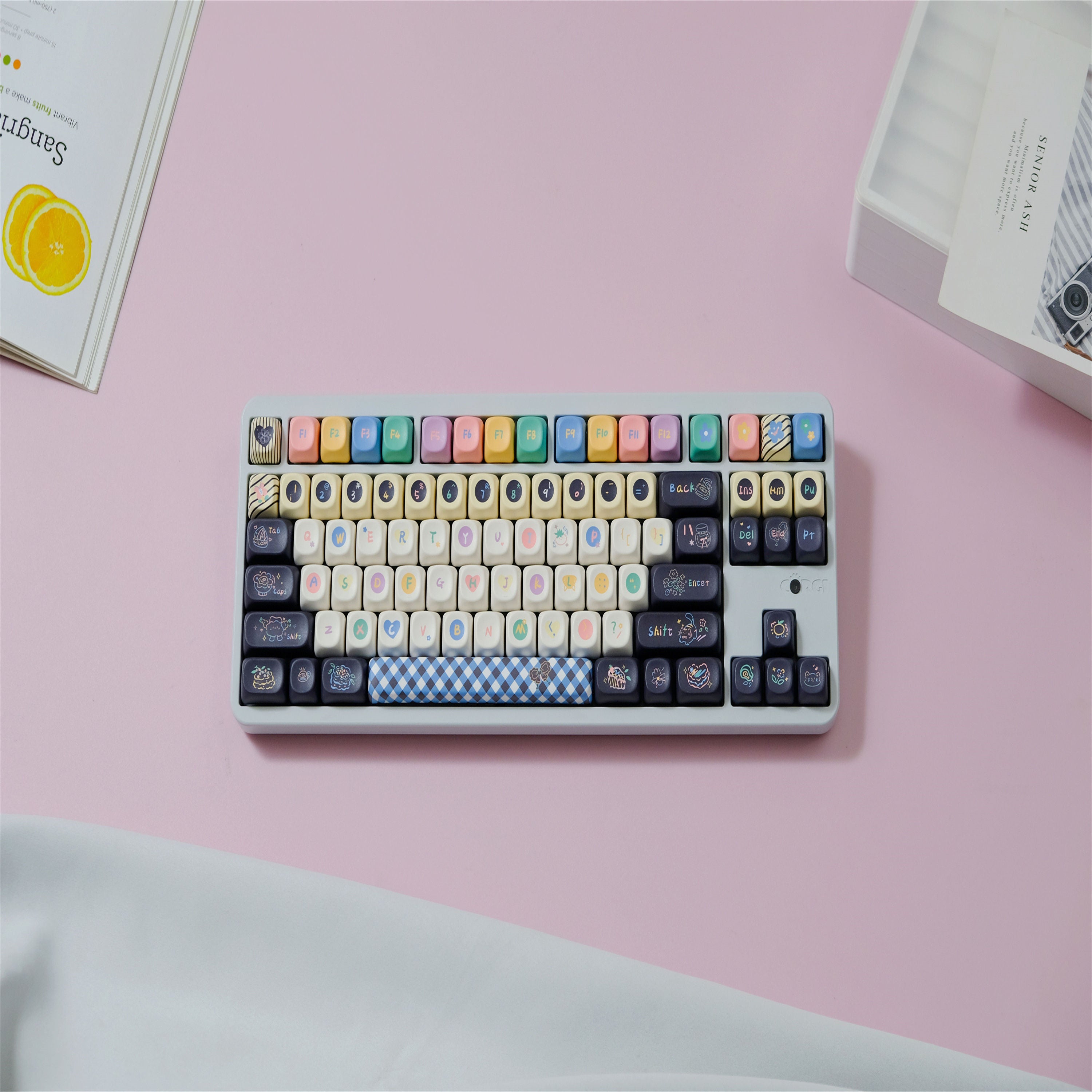 Sweet Cheese Ice Cream keycaps