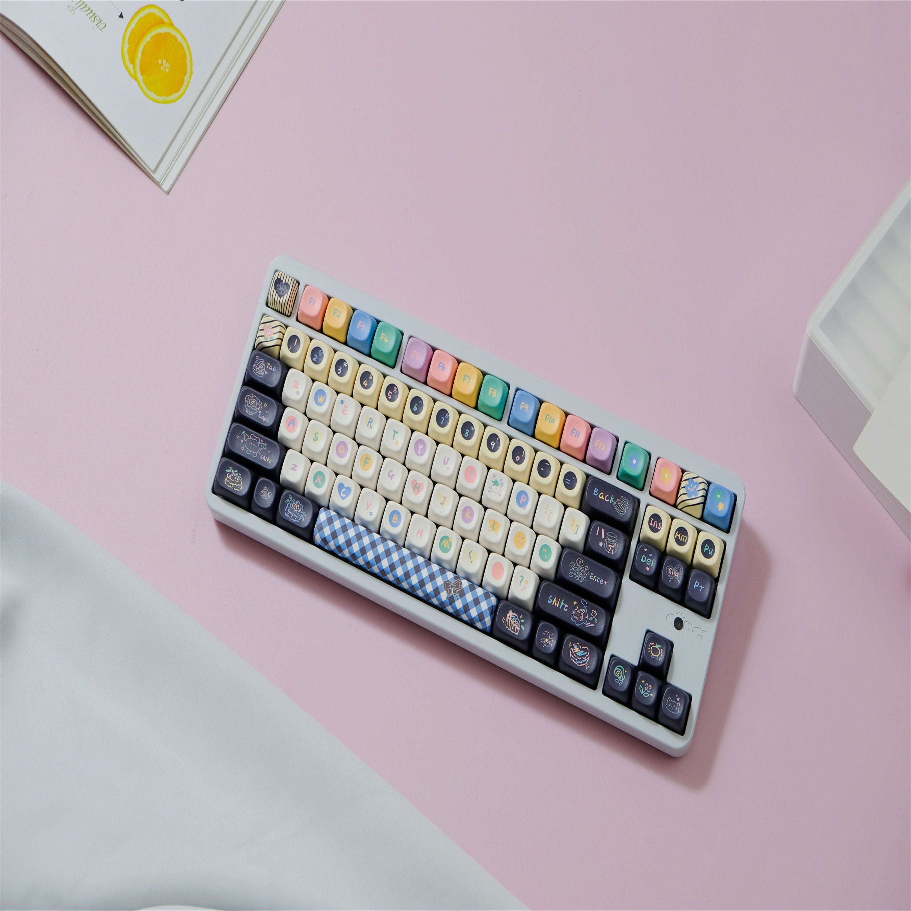 Sweet Cheese Ice Cream keycaps