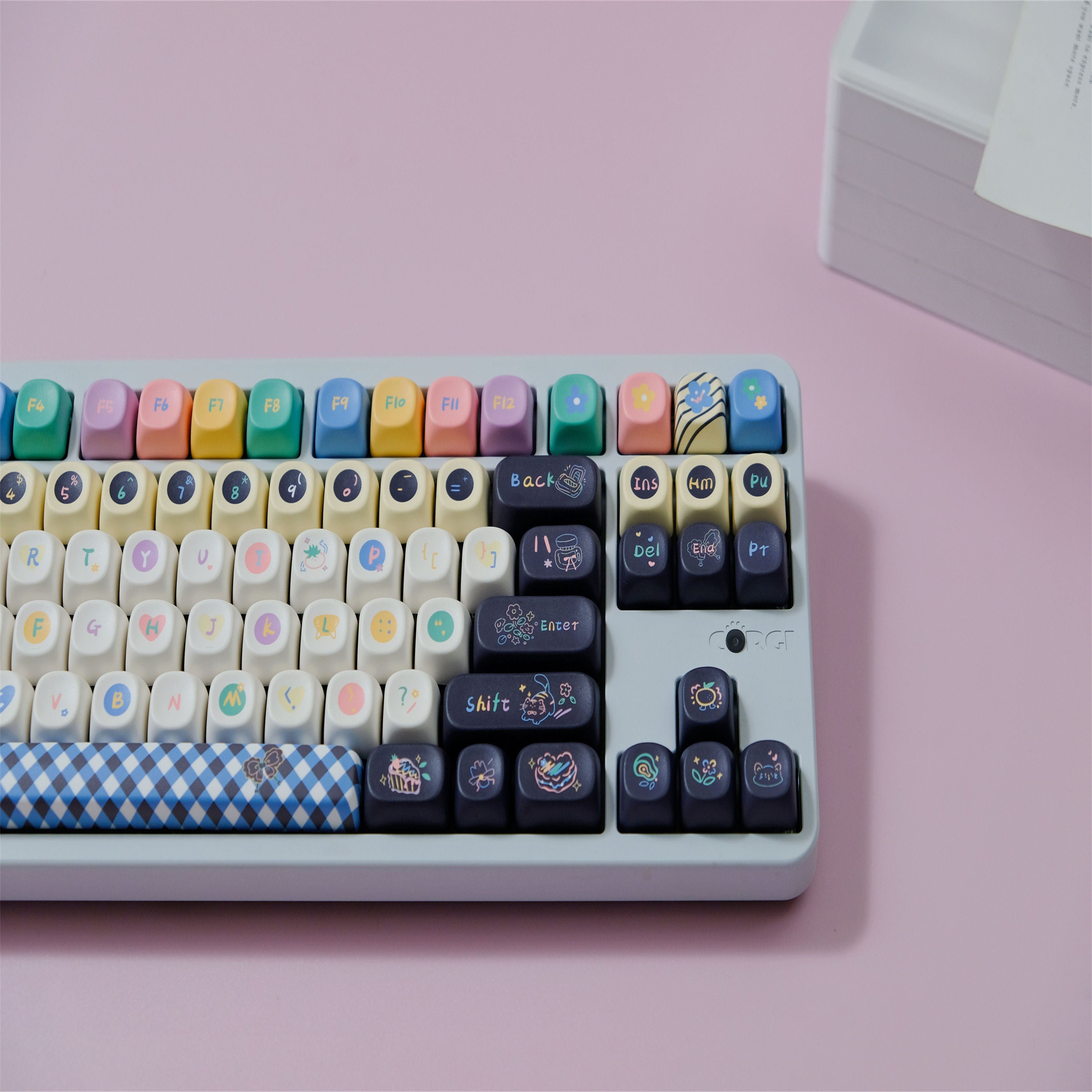Sweet Cheese Ice Cream keycaps