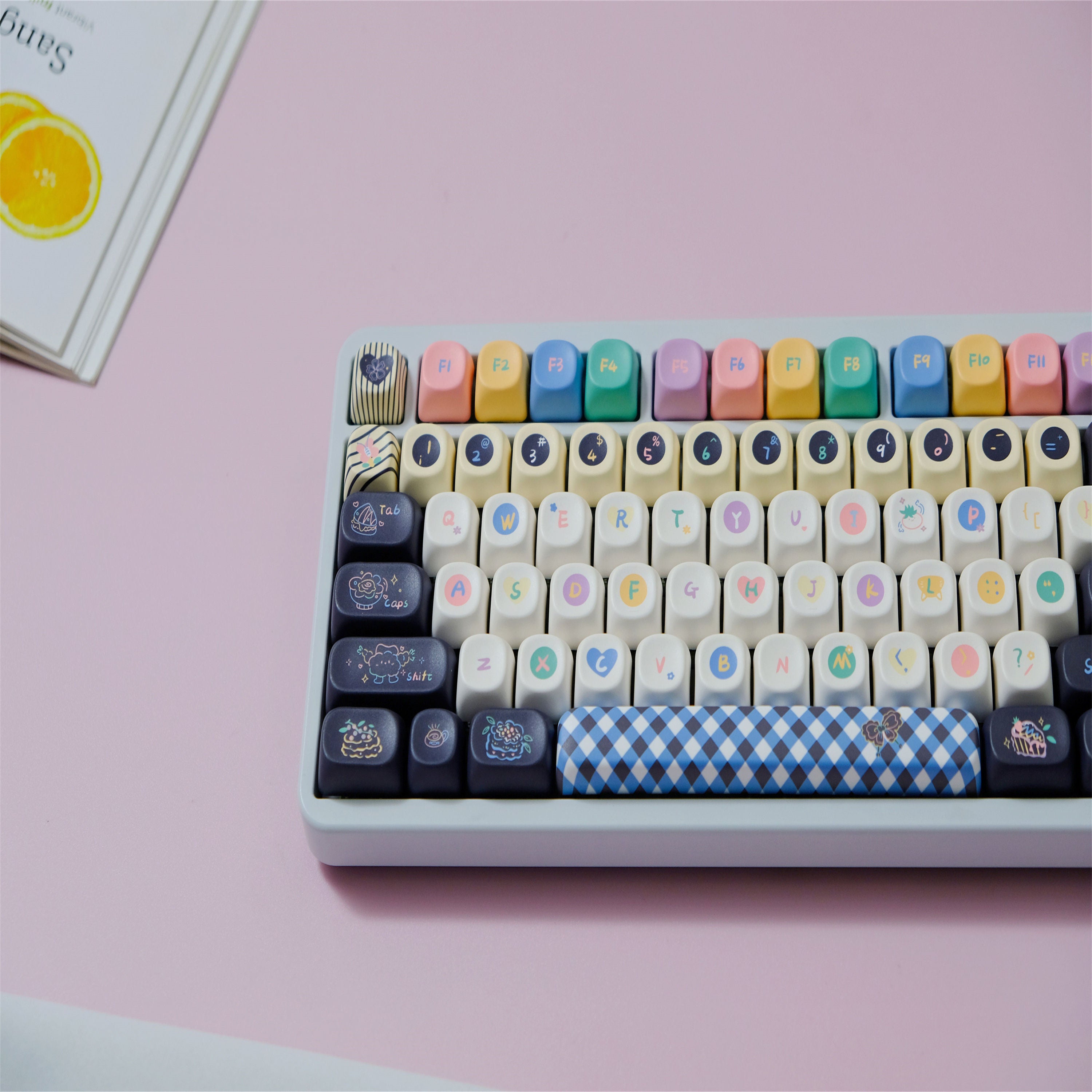 Sweet Cheese Ice Cream keycaps