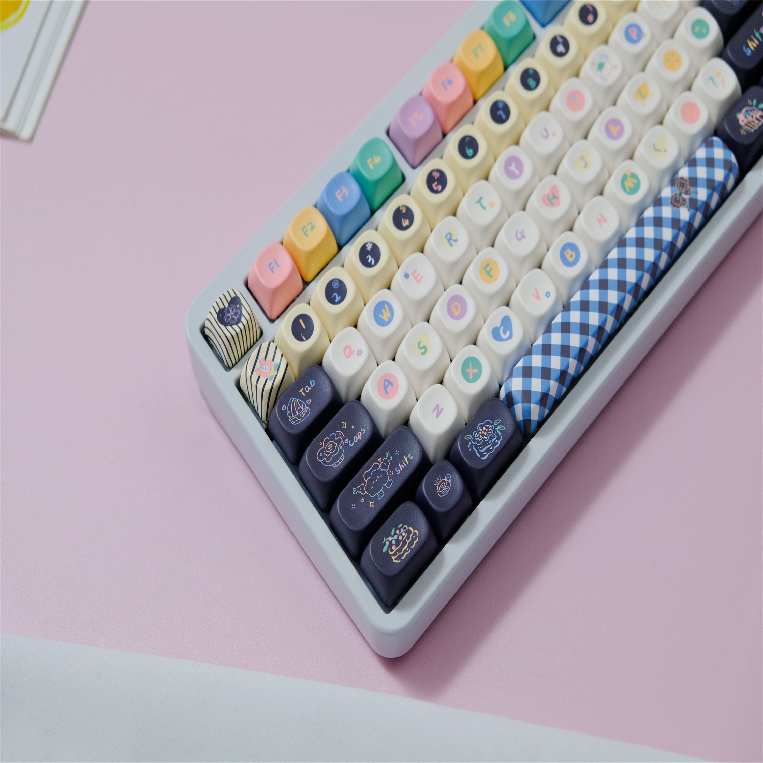 Sweet Cheese Ice Cream keycaps
