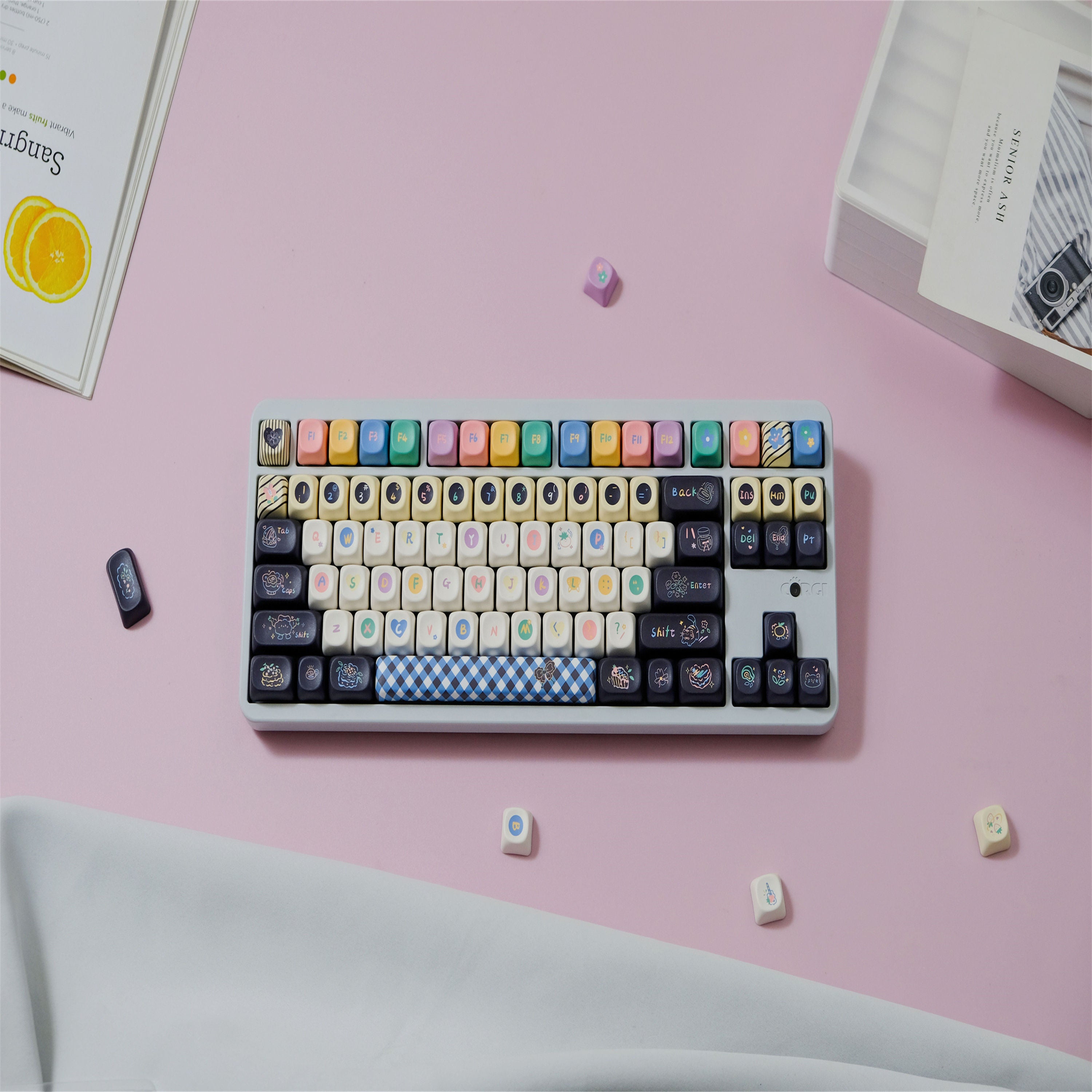 Sweet Cheese Ice Cream keycaps