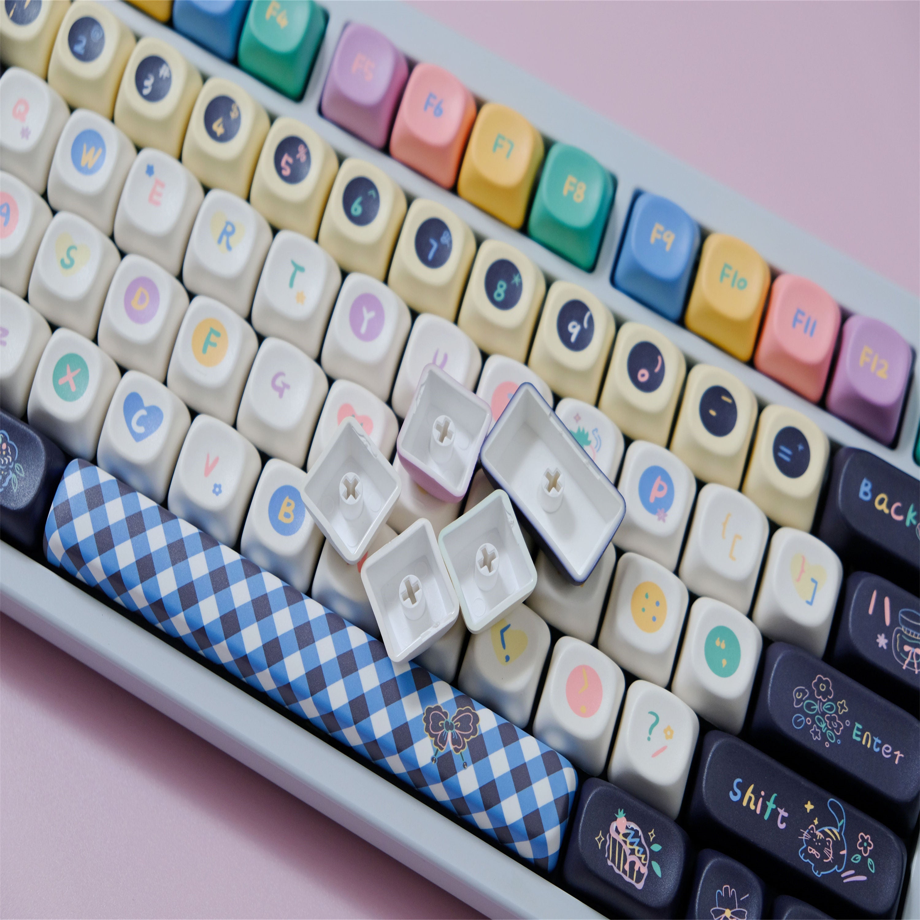 Sweet Cheese Ice Cream keycaps