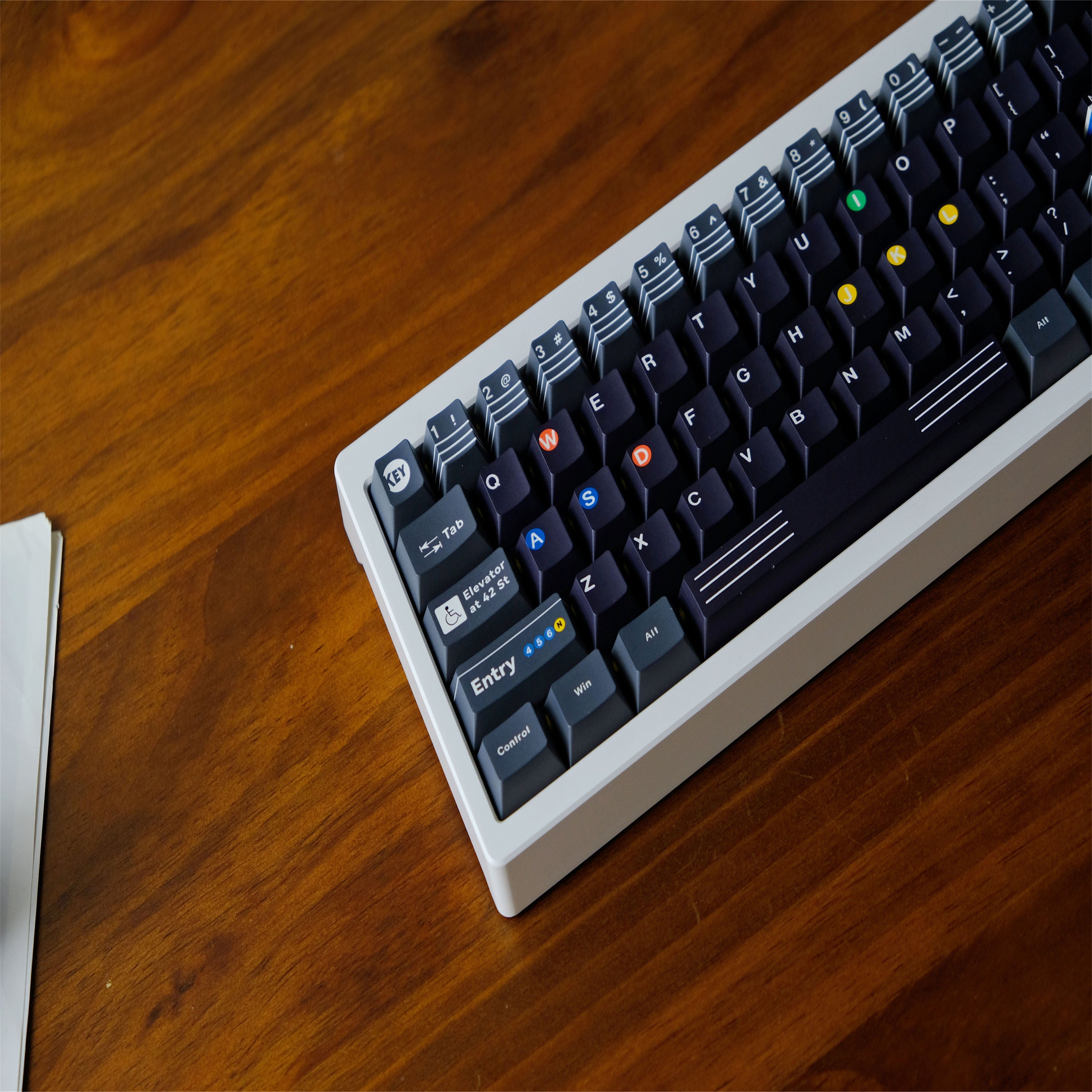 New York Subway keycaps