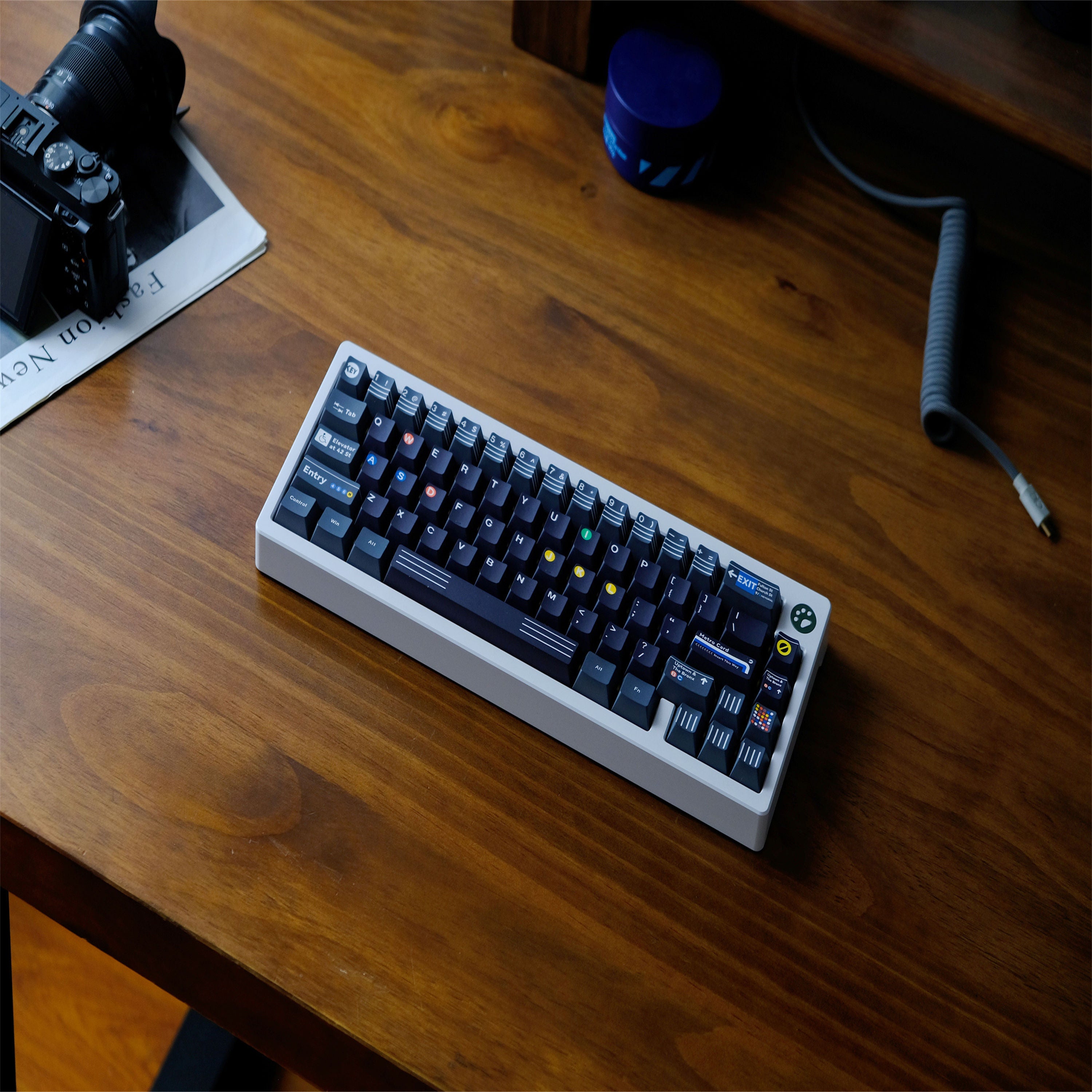 New York Subway keycaps