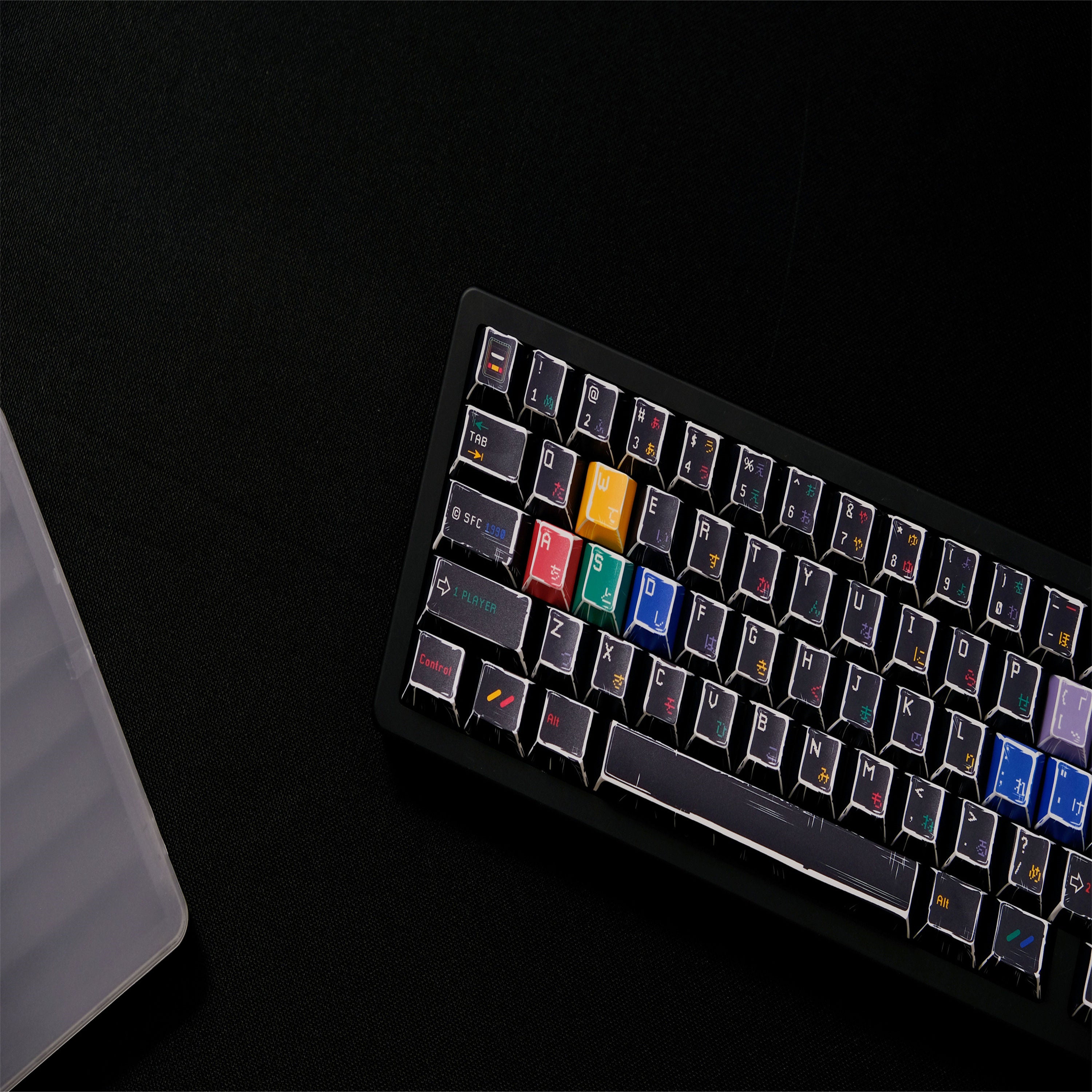 SFC Black Comic Style keycaps