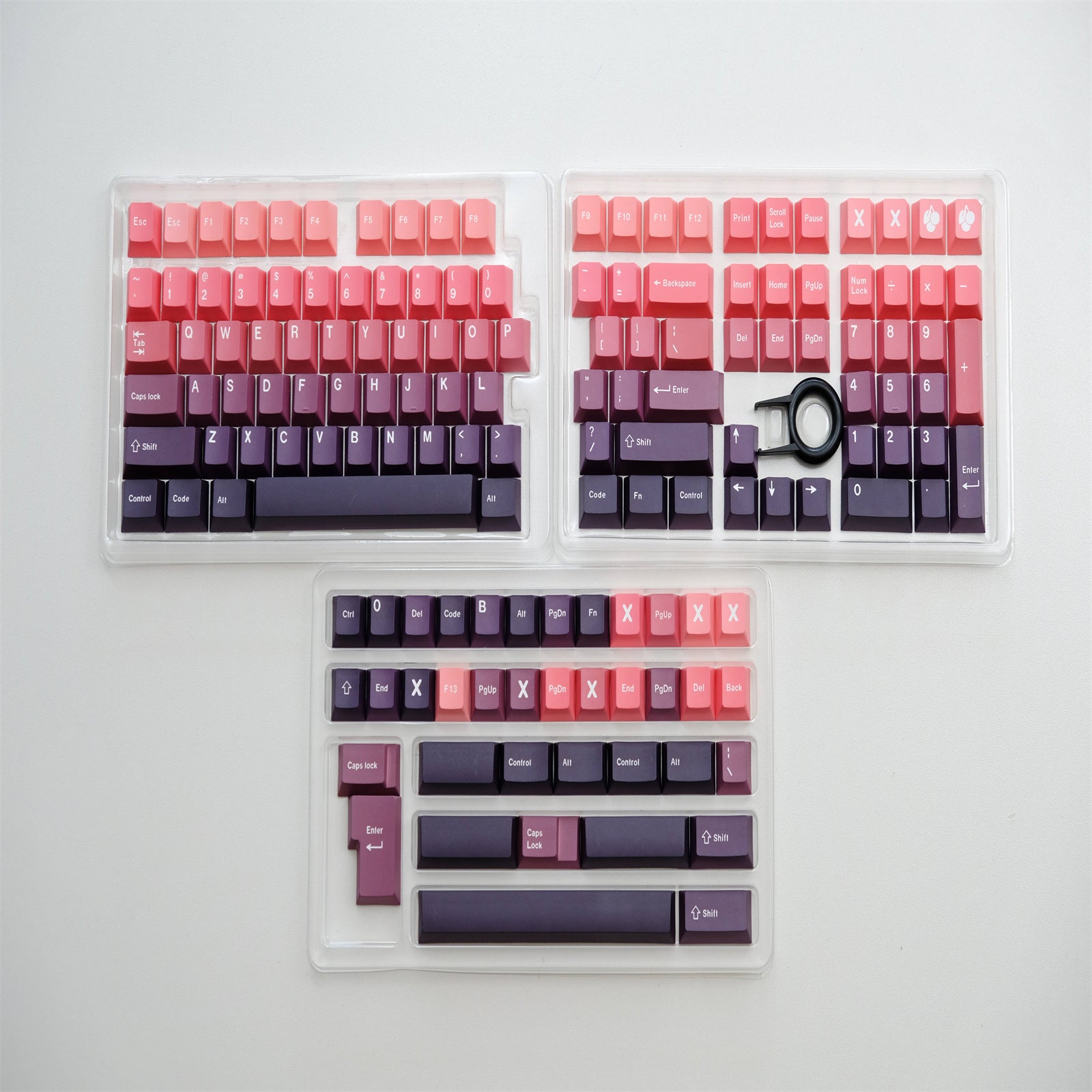 Red Beans Gradient keycaps