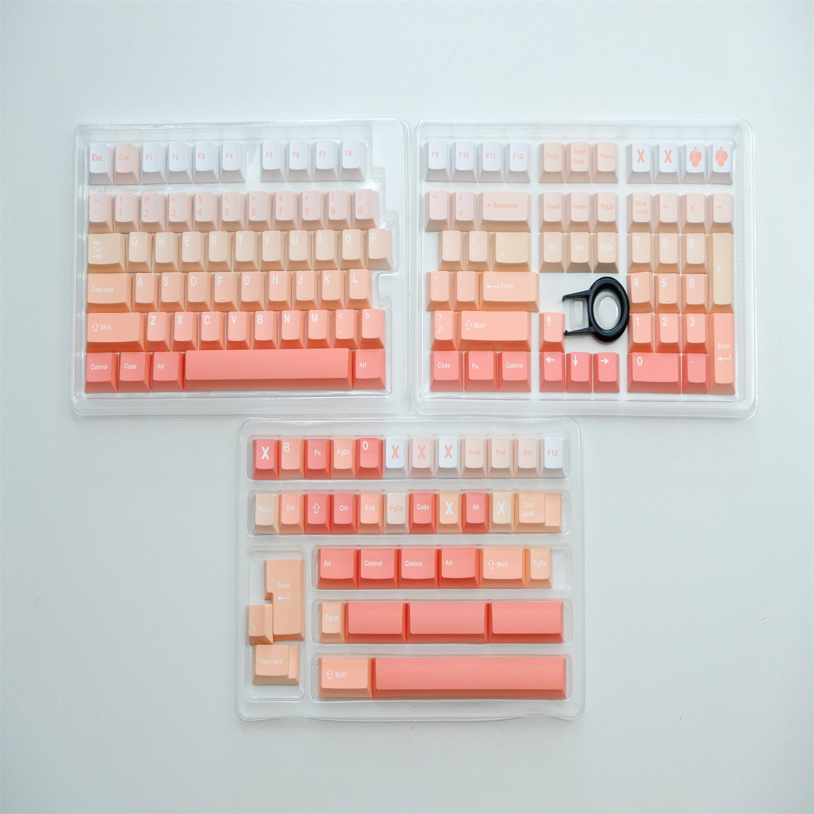 Blush keycaps