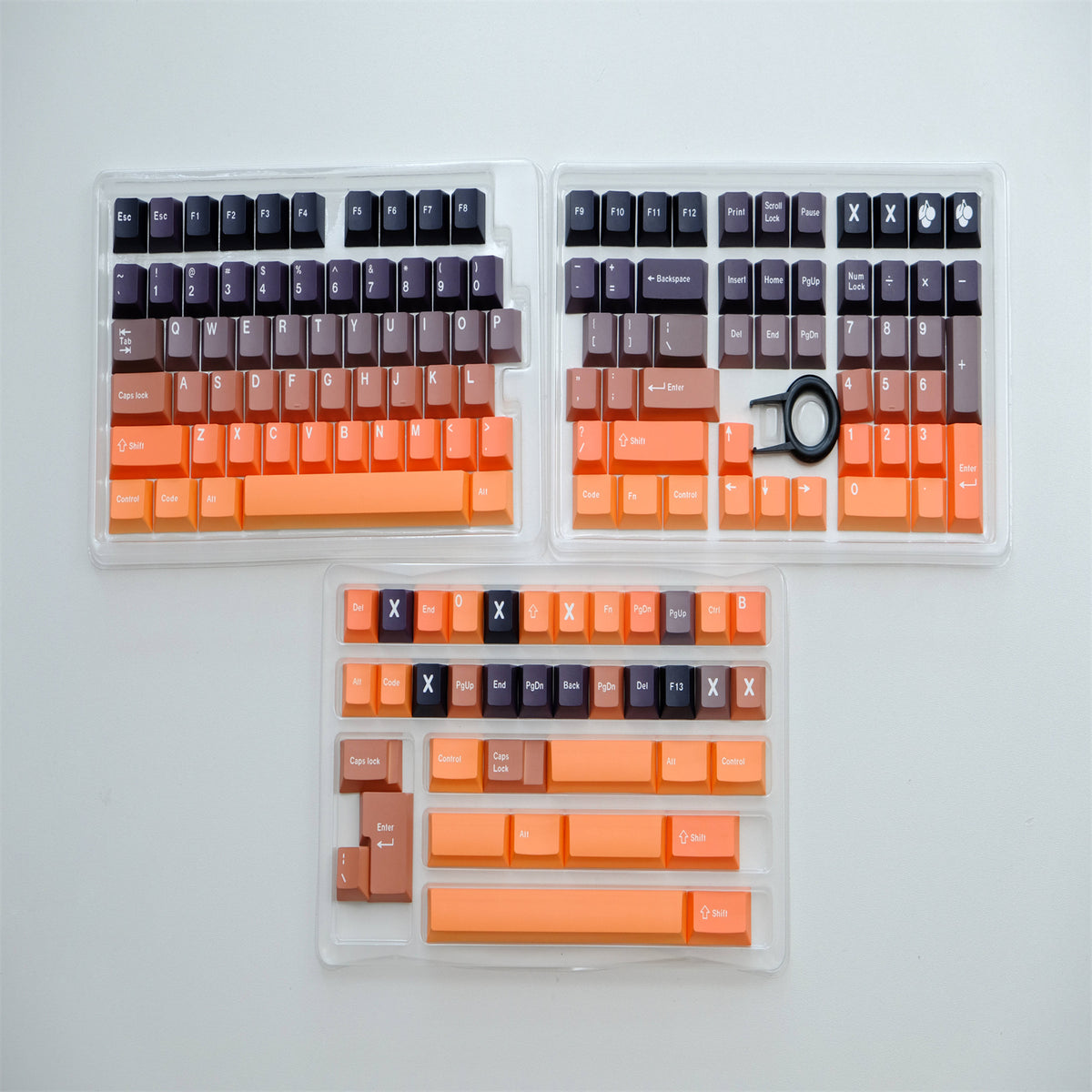 Sun Set Keycaps Sunset Gradient keycaps 147 Keys PBT Keycaps Cherry Profile DYE-SUB ...