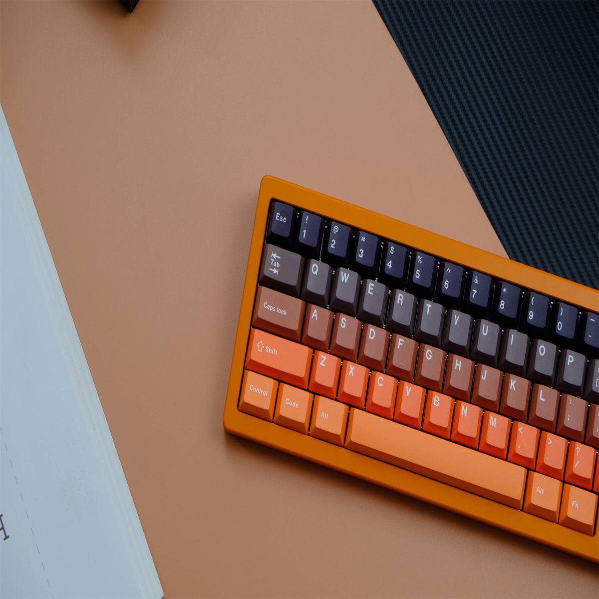 Gradient Rim Keycaps Sunset Gradient keycaps | joorkey