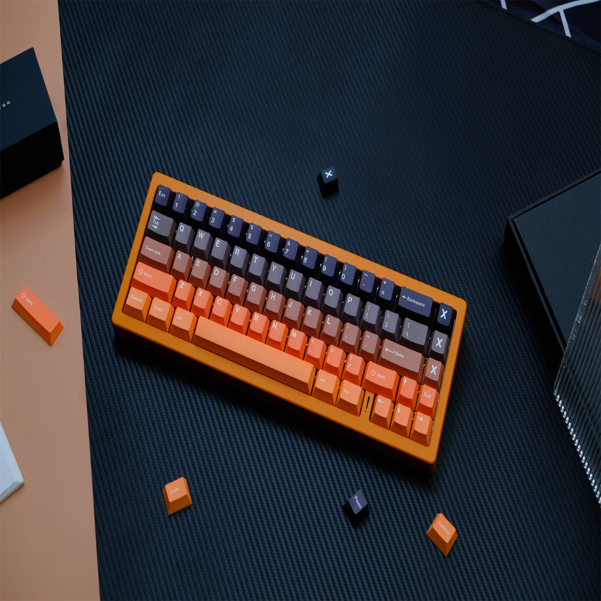 Keycaps Sa Gradient Sunset Gradient keycaps 147 Keys PBT Keycaps Cherry Profile DYE-SUB ...
