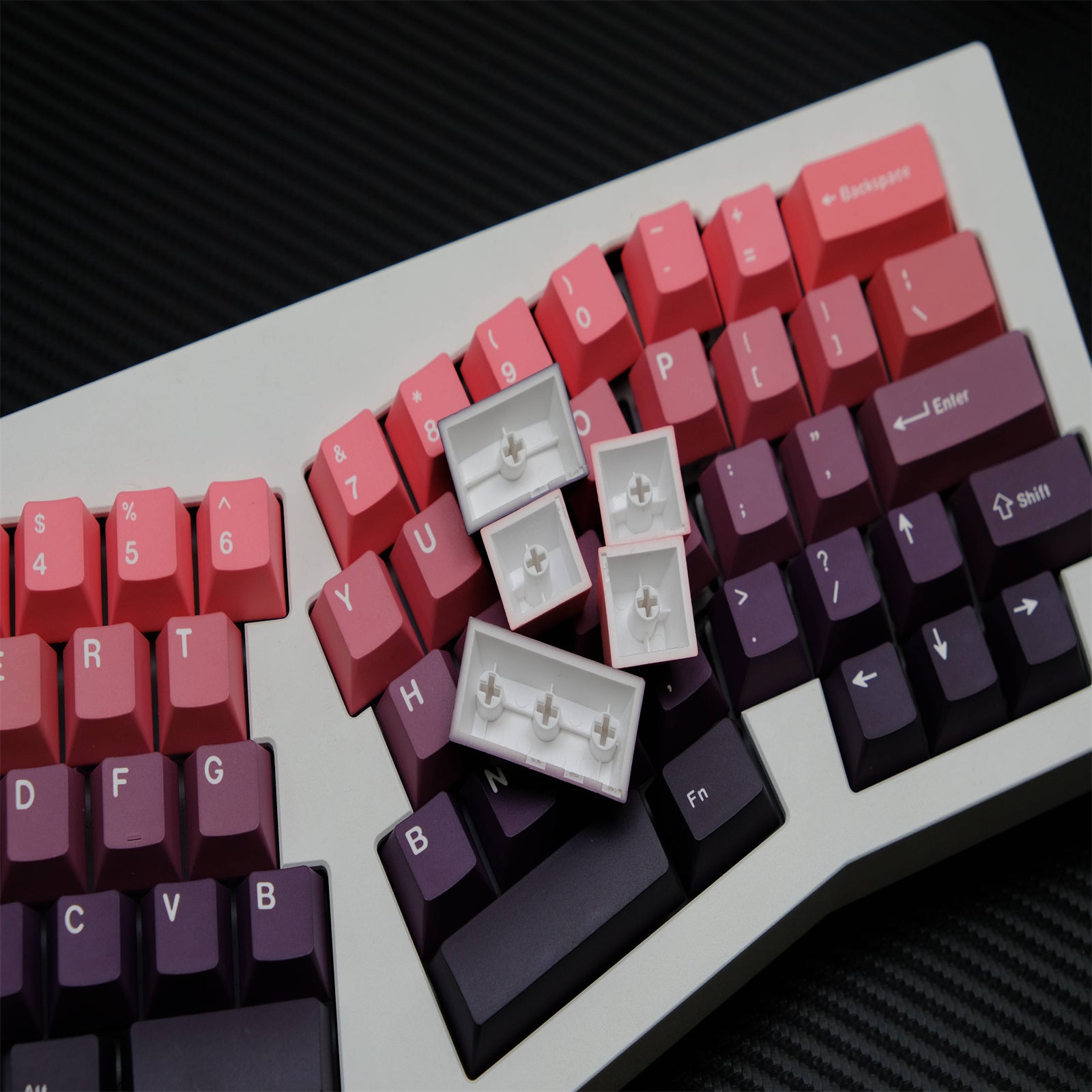 Red Beans Gradient keycaps