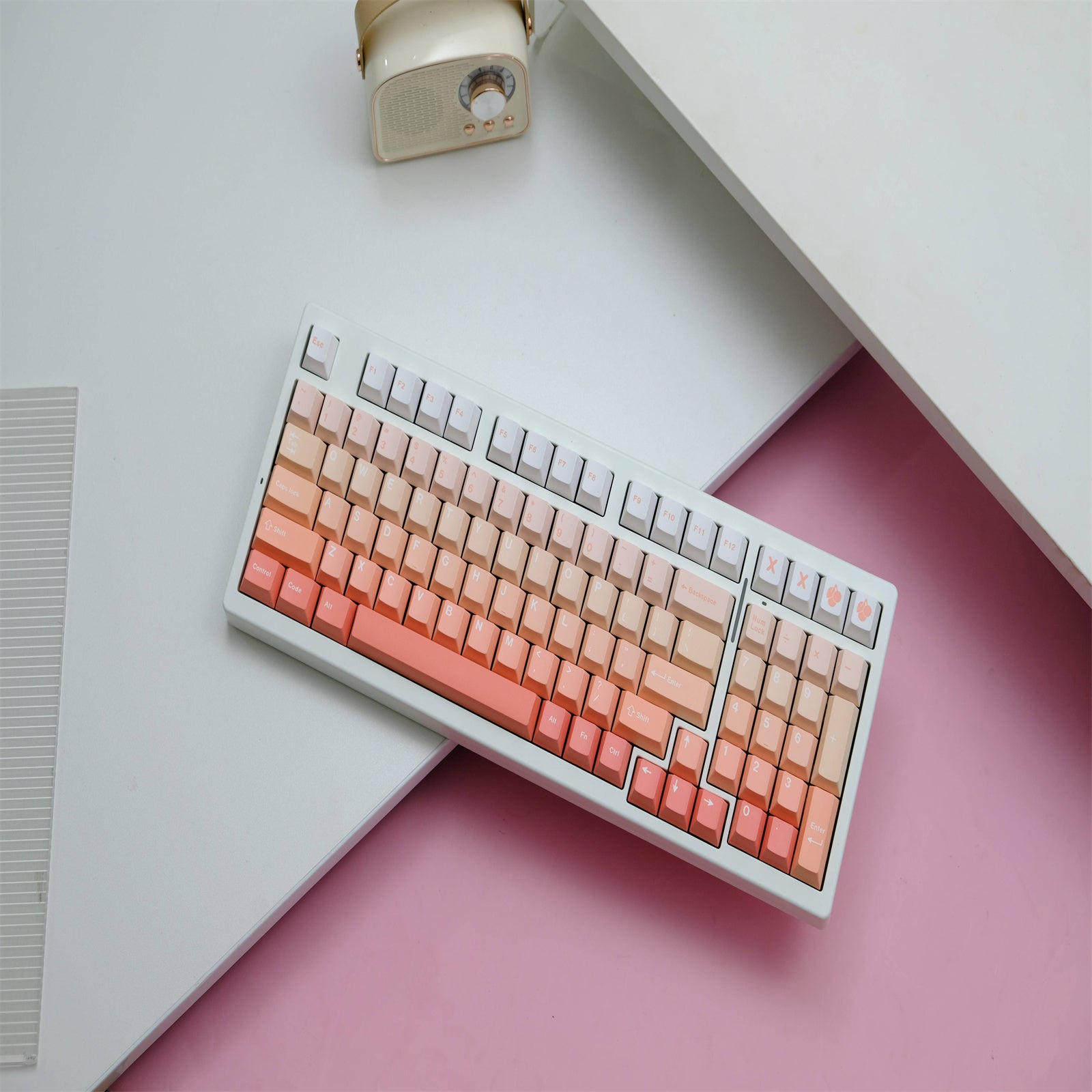 Blush keycaps