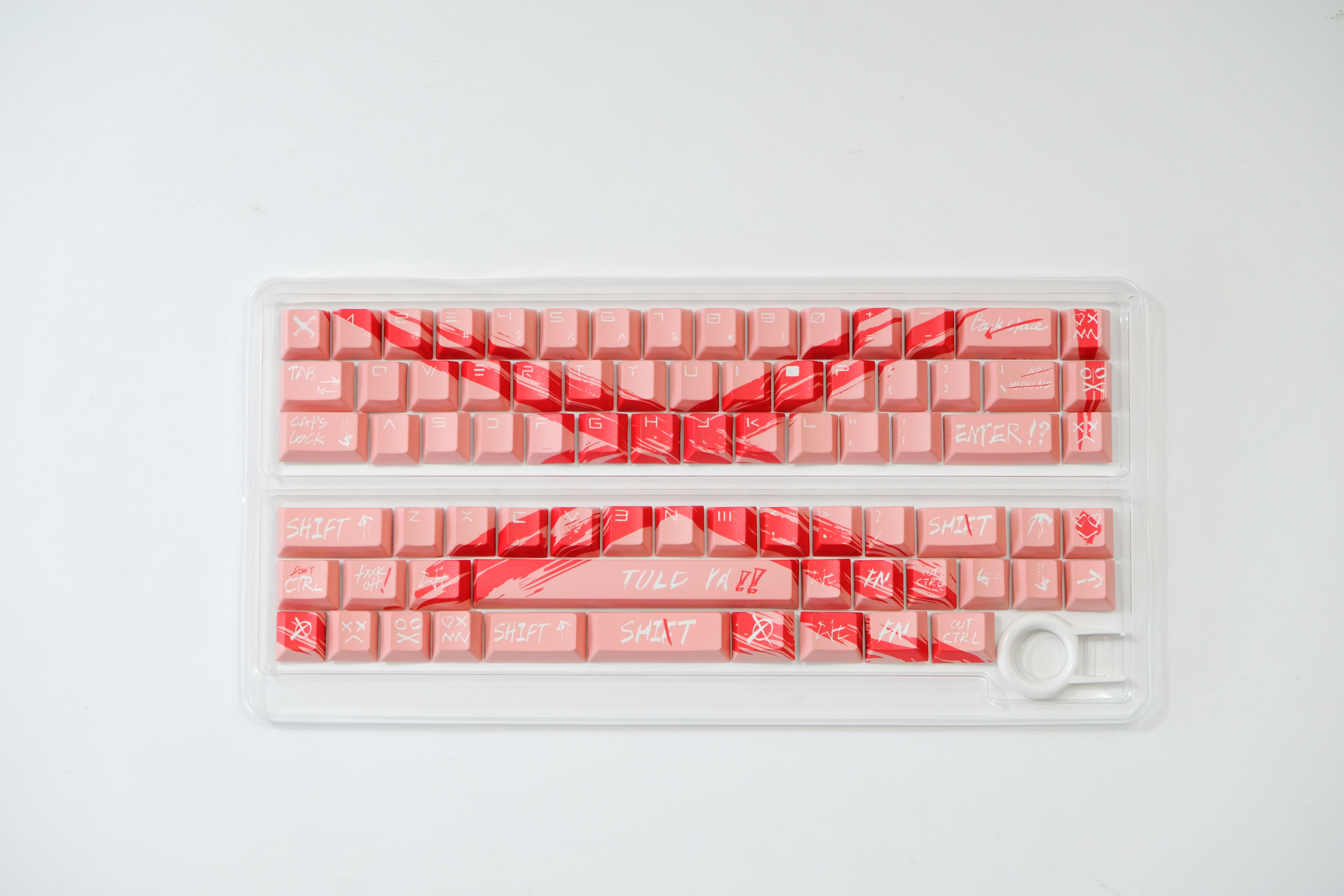 Against invalid Pink keycaps