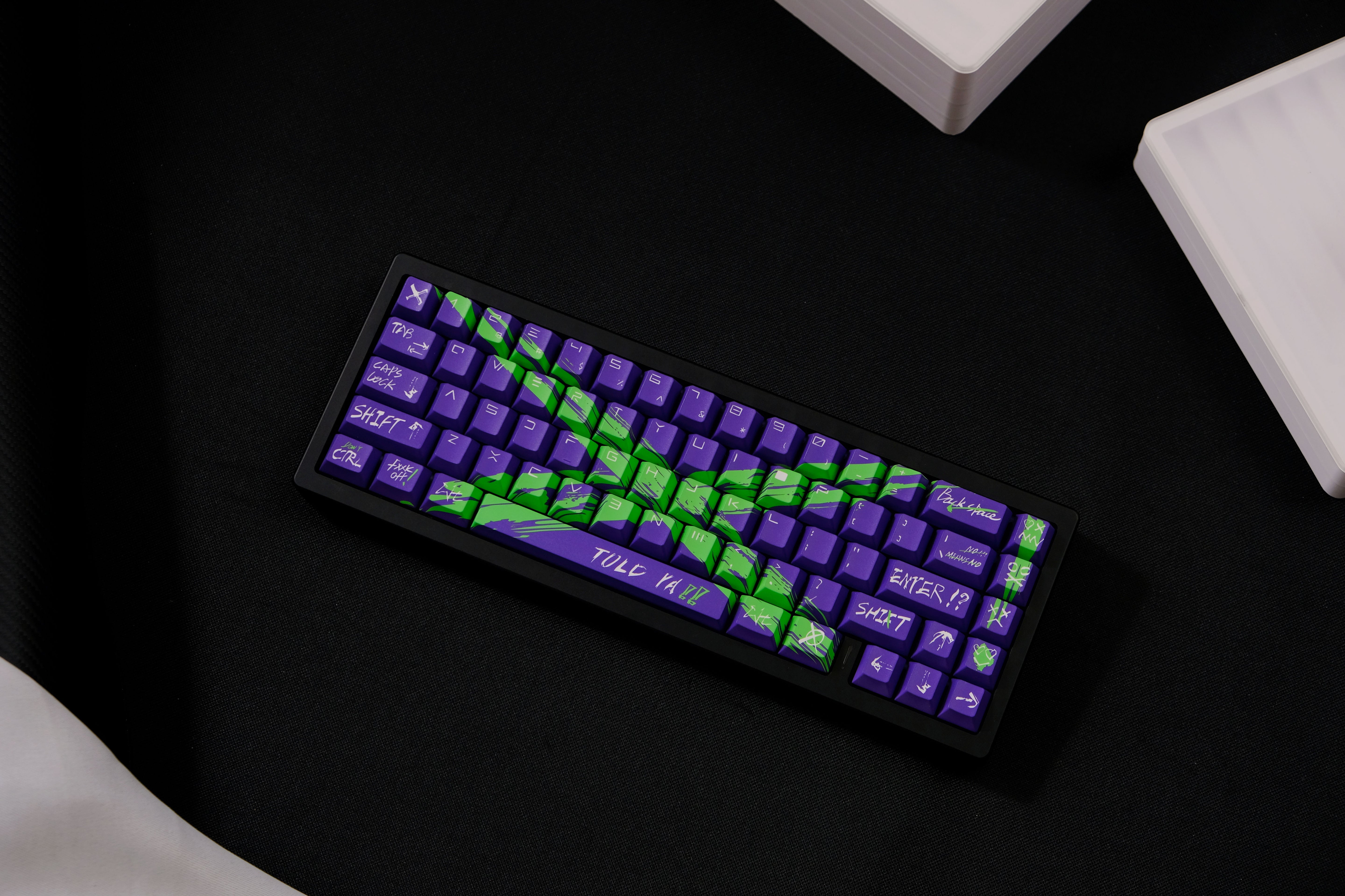 Against invalid Purple Green keycaps