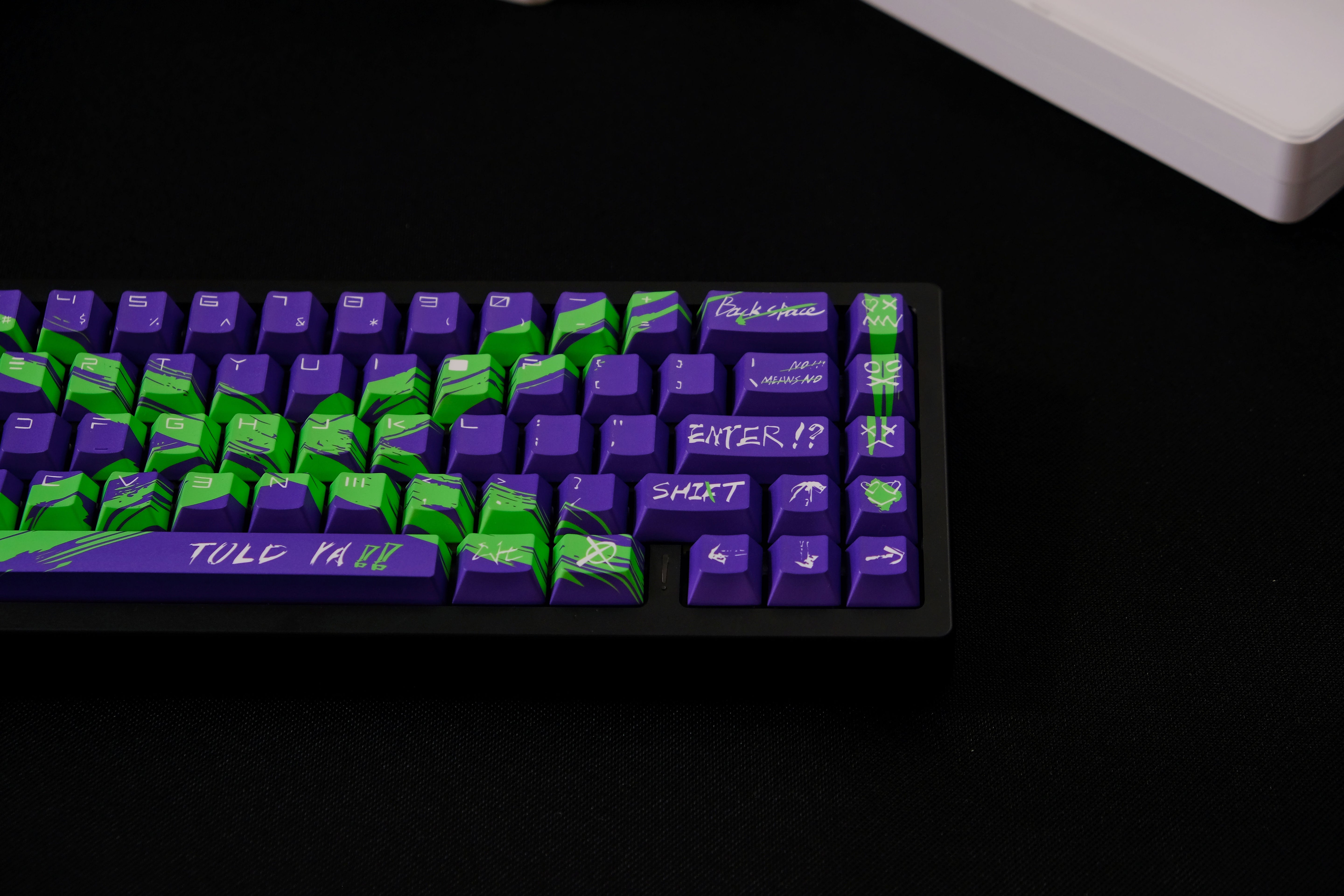 Against invalid Purple Green keycaps