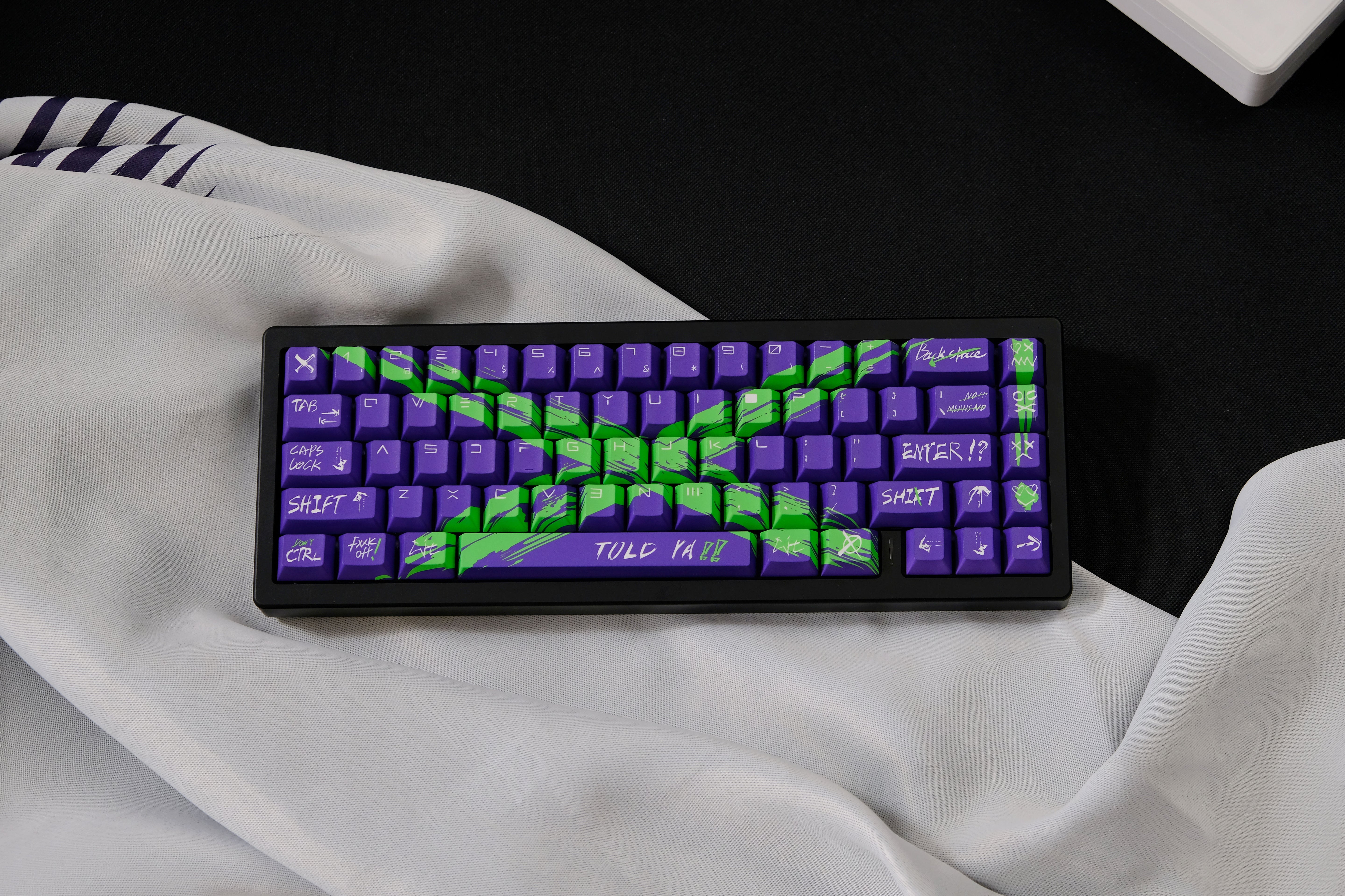 Against invalid Purple Green keycaps
