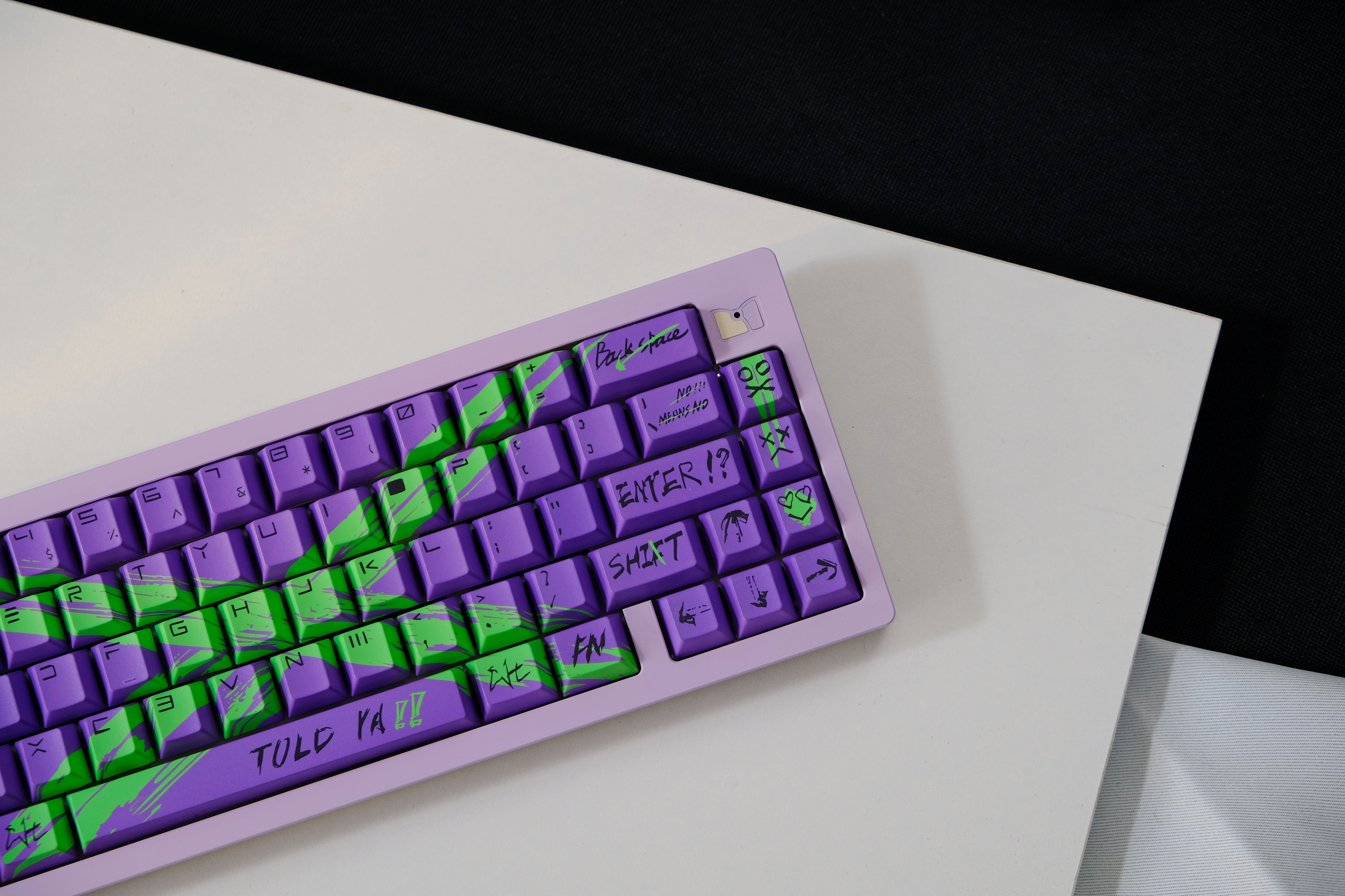 Against invalid Purple Green keycaps