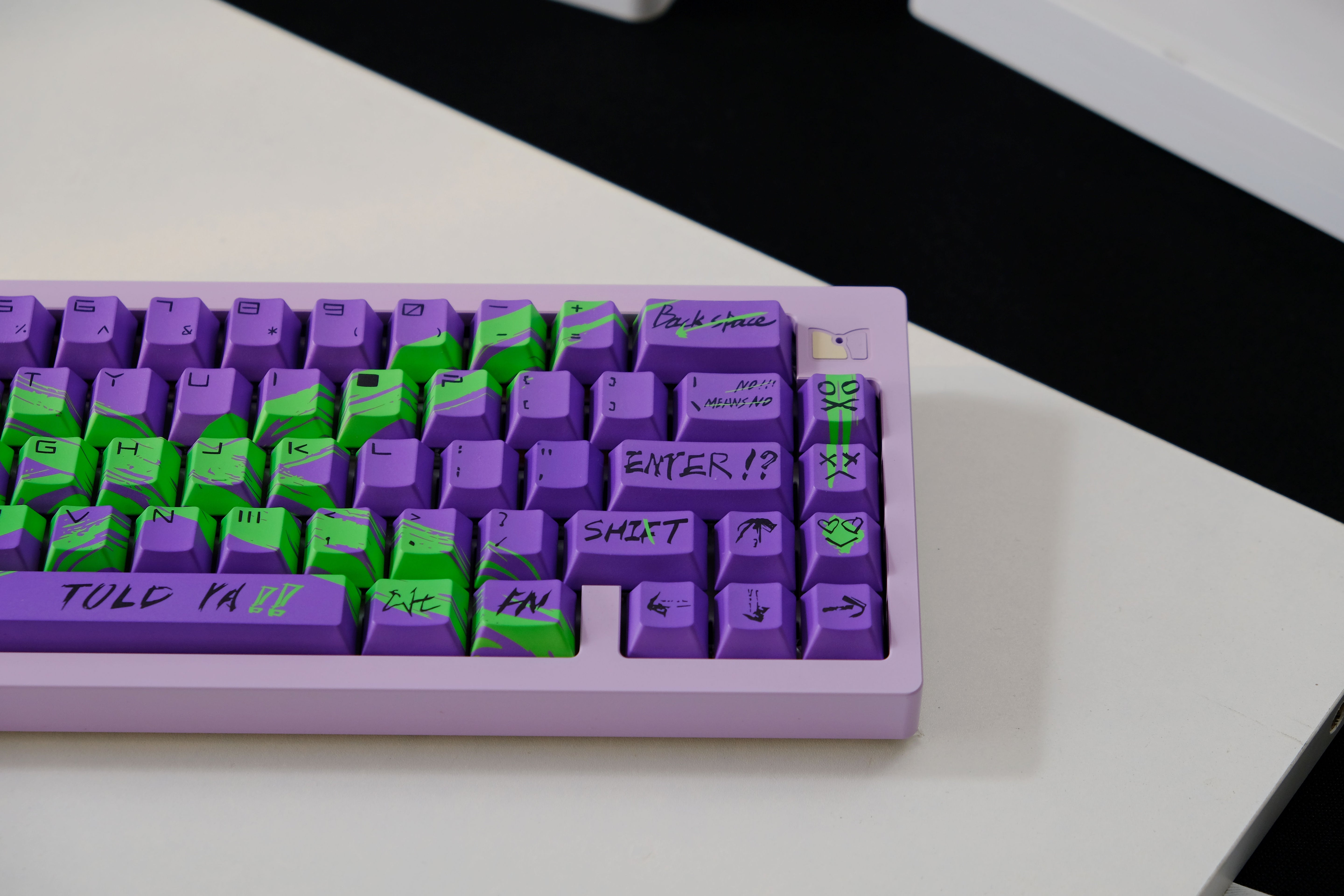 Against invalid Purple Green keycaps