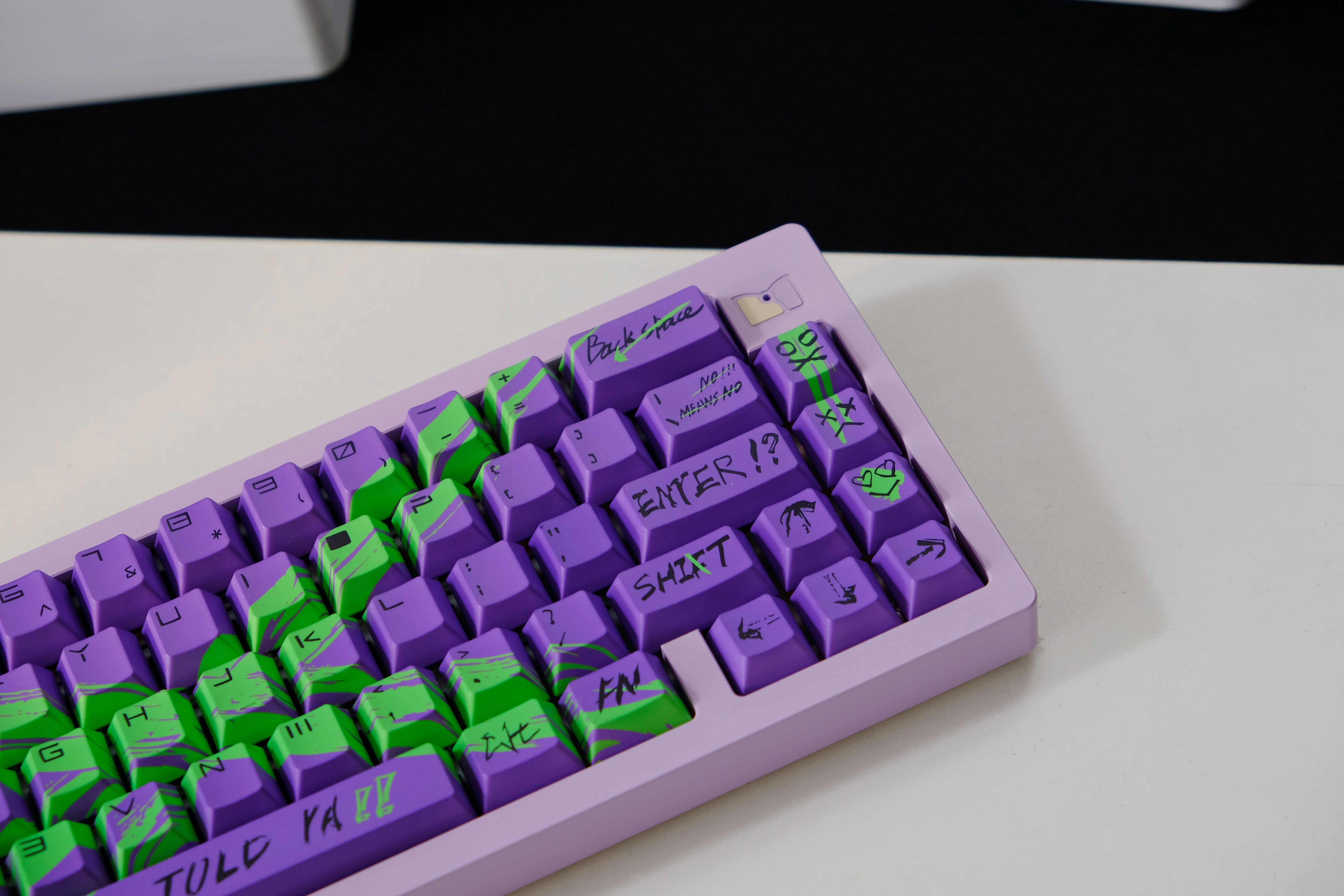 Against invalid Purple Green keycaps