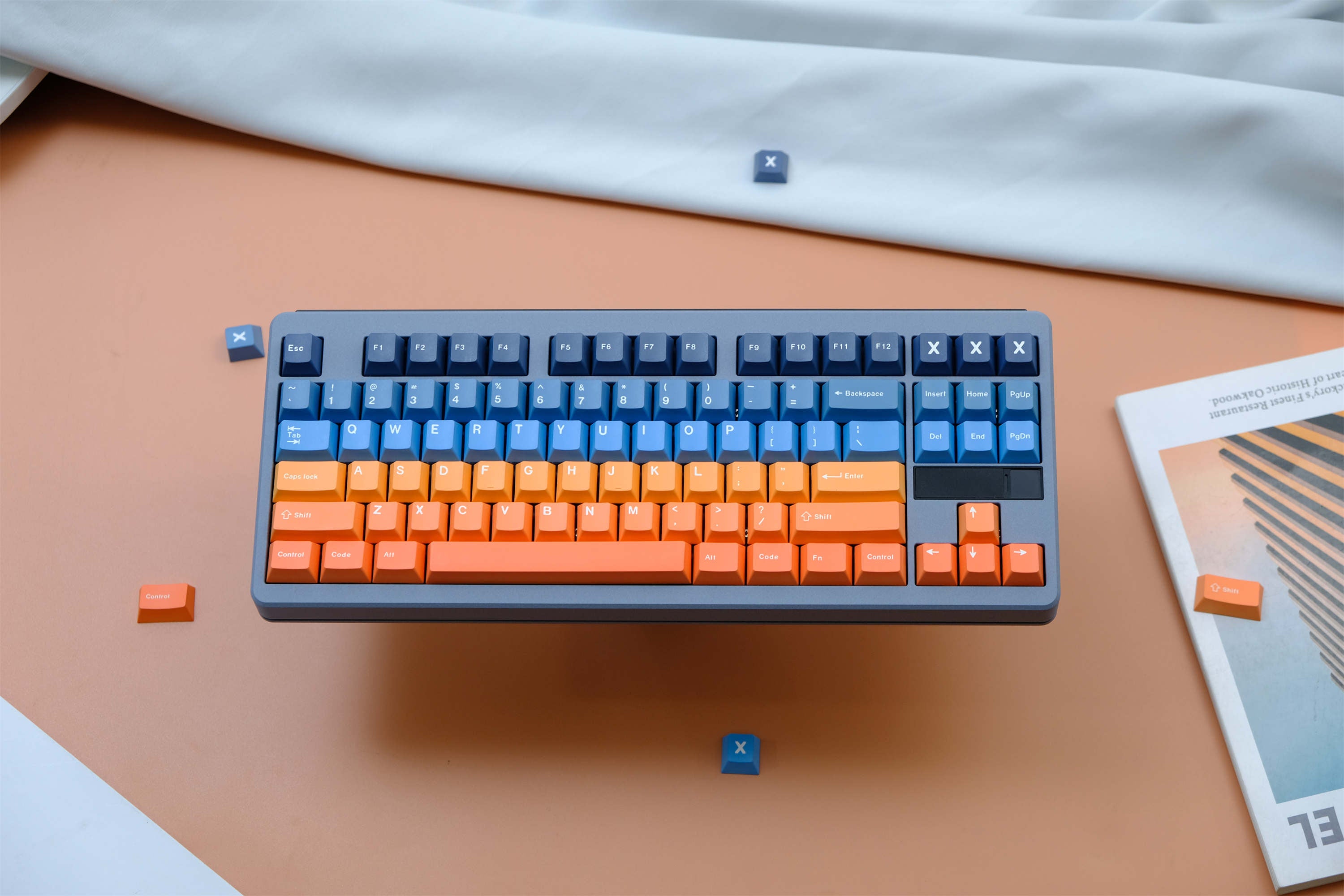Keycaps Sa Gradient Skyline Gradient keycaps 147 Keys PBT Keycaps Cherry Profile DYE-SUB ...
