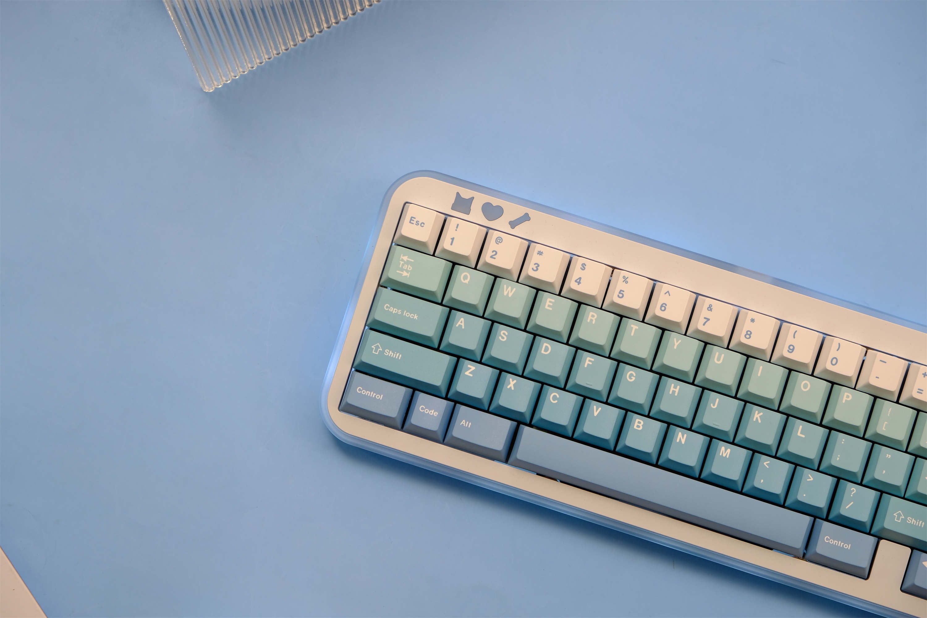 Snow Gradient keycaps