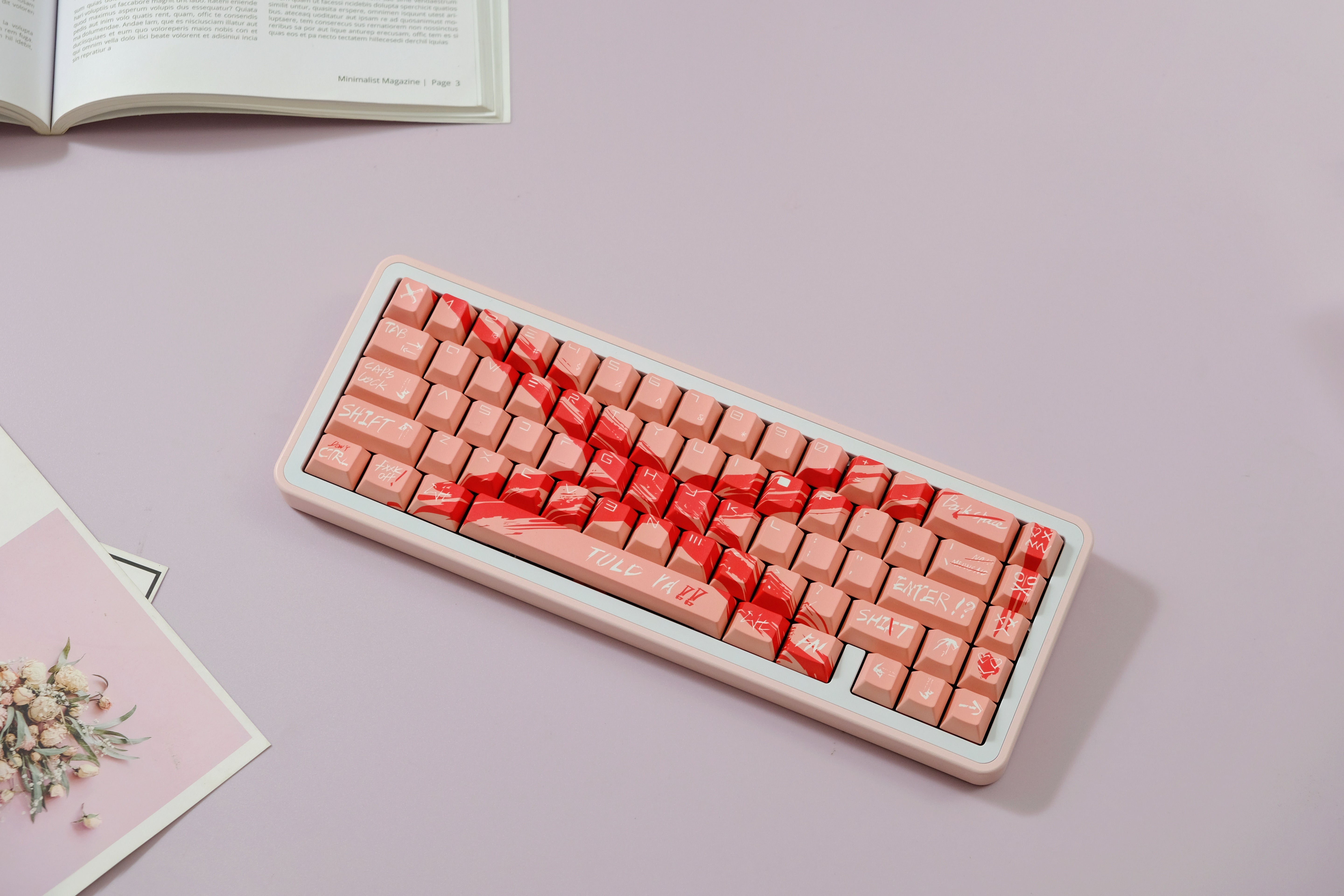 Against invalid Pink keycaps