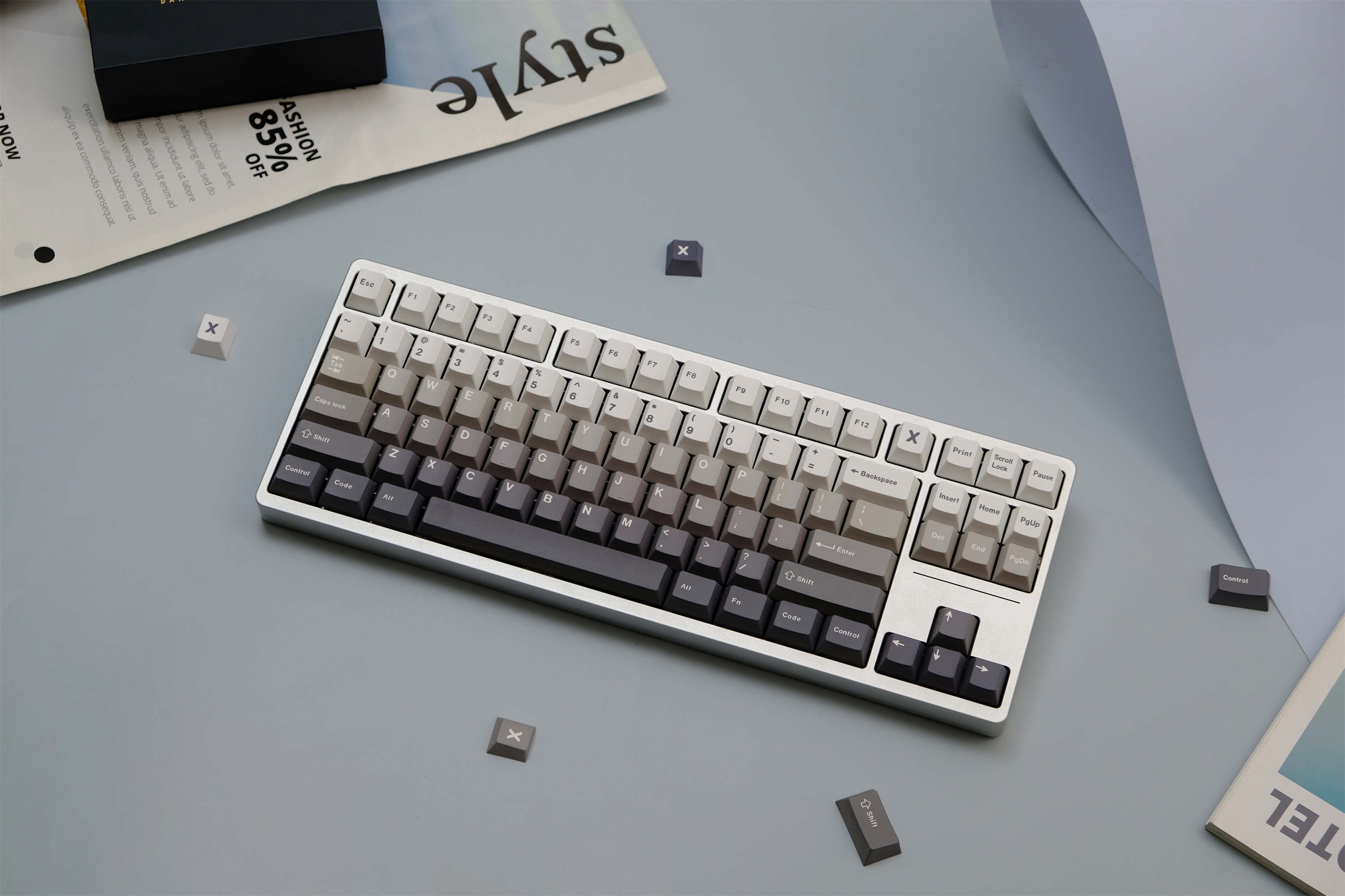 Dust Gradient keycaps