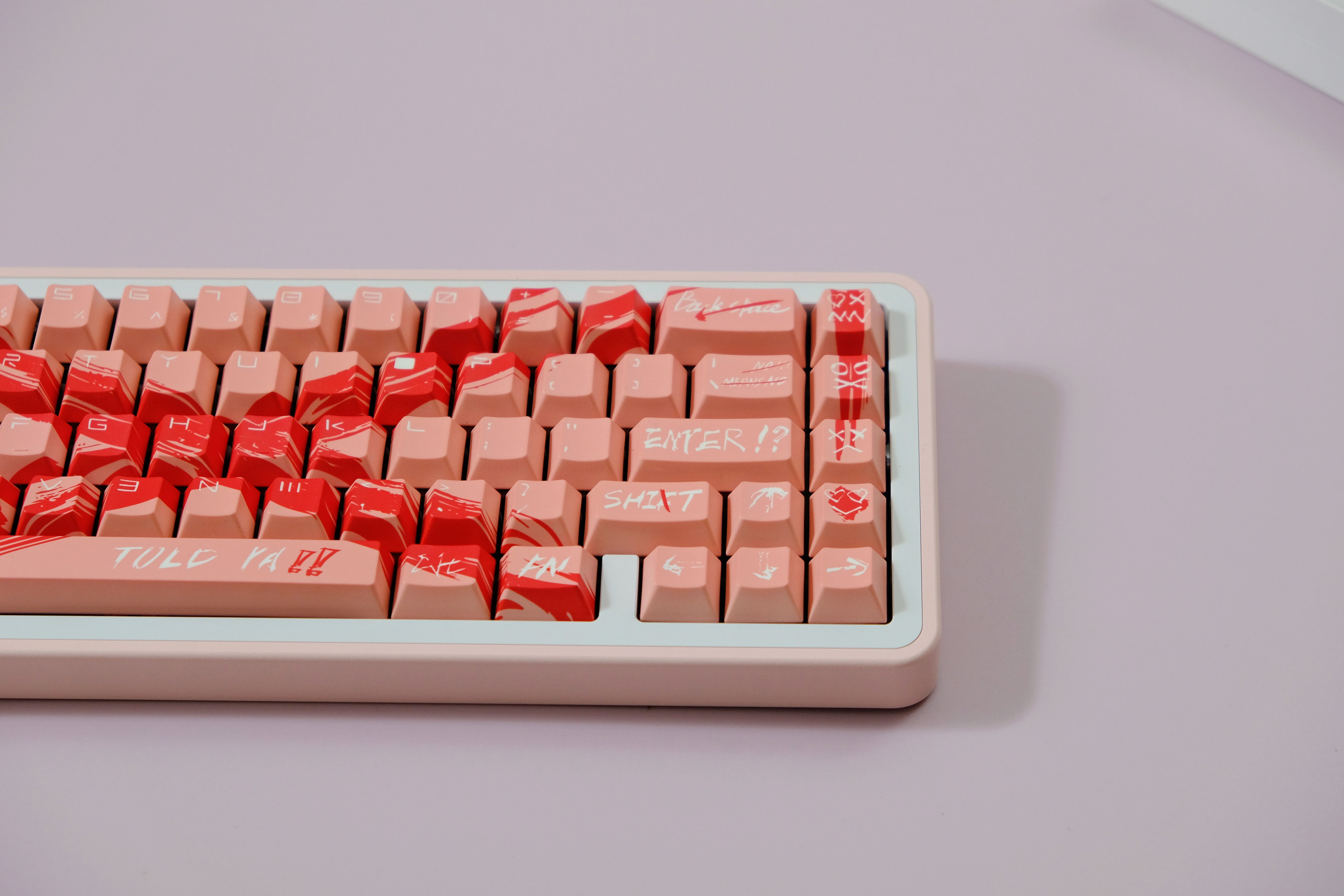 Against invalid Pink keycaps