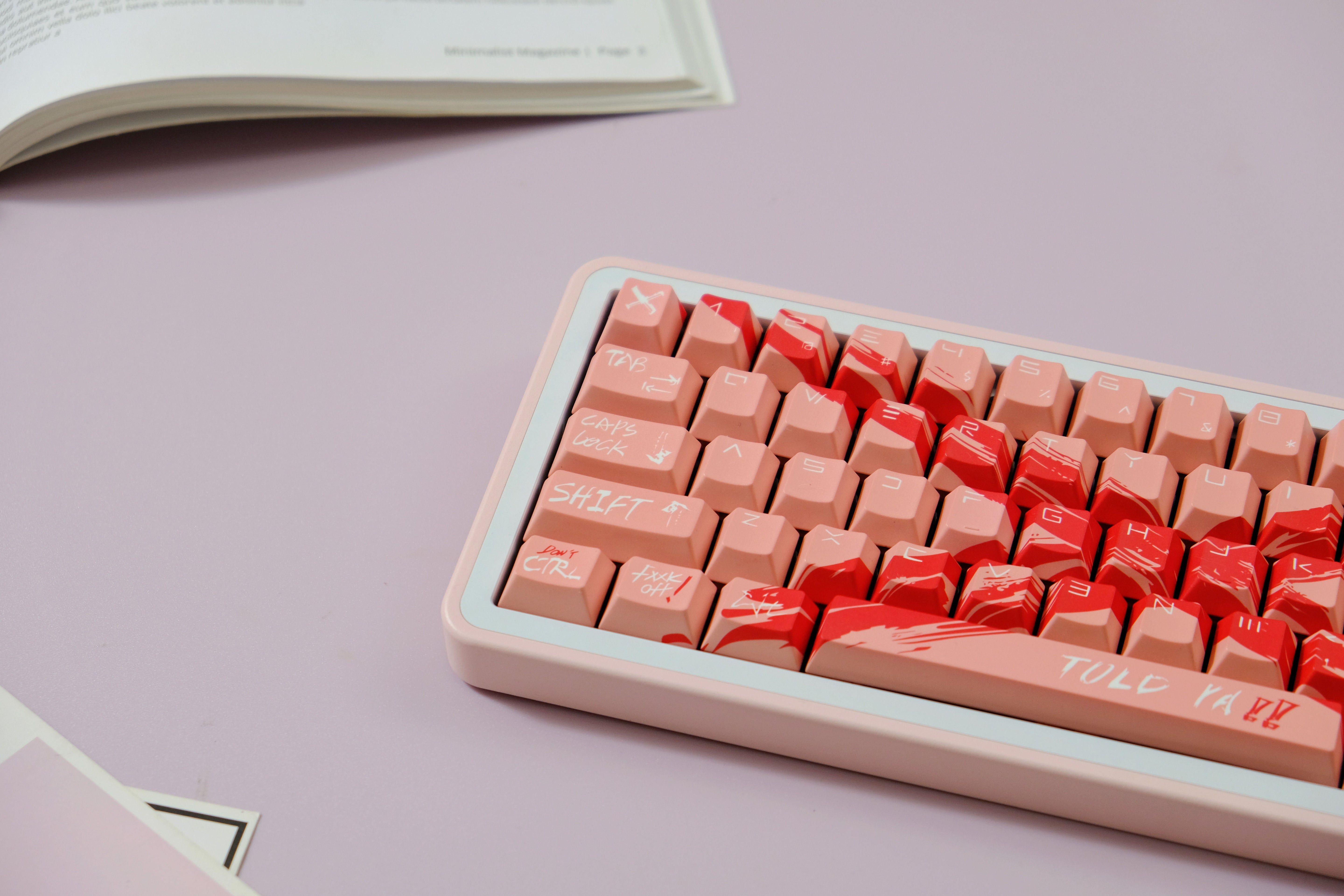 Against invalid Pink keycaps