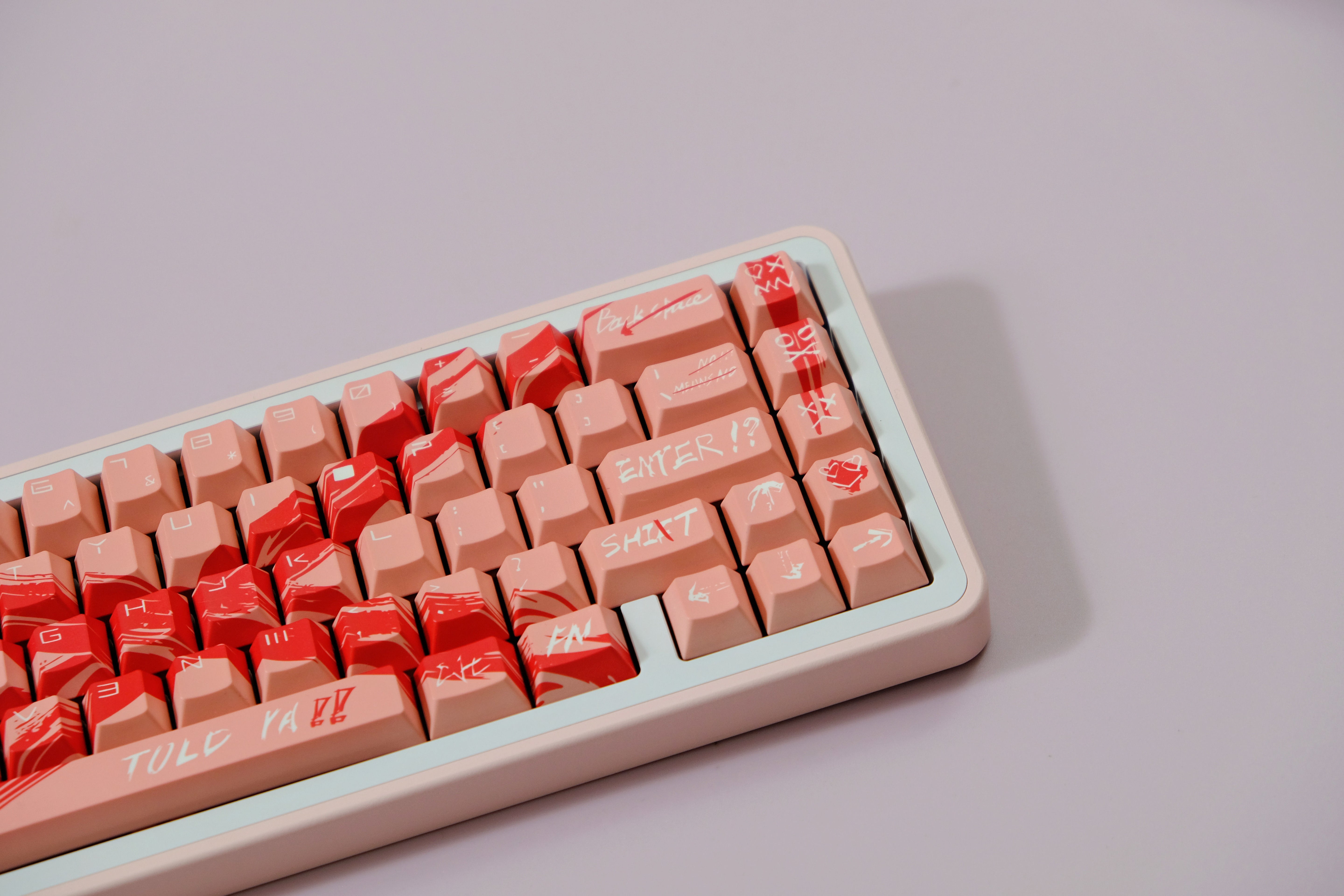 Against invalid Pink keycaps