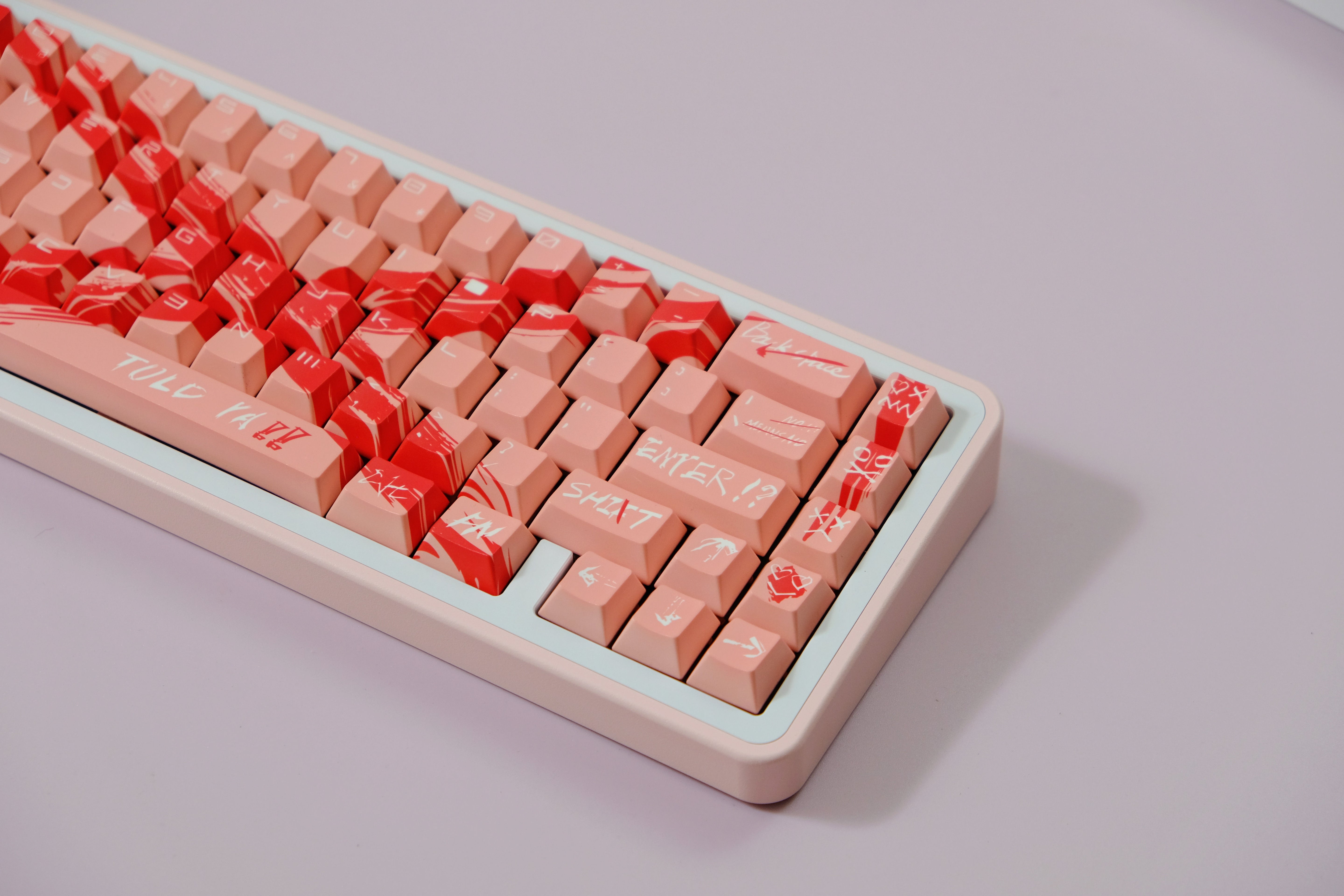 Against invalid Pink keycaps