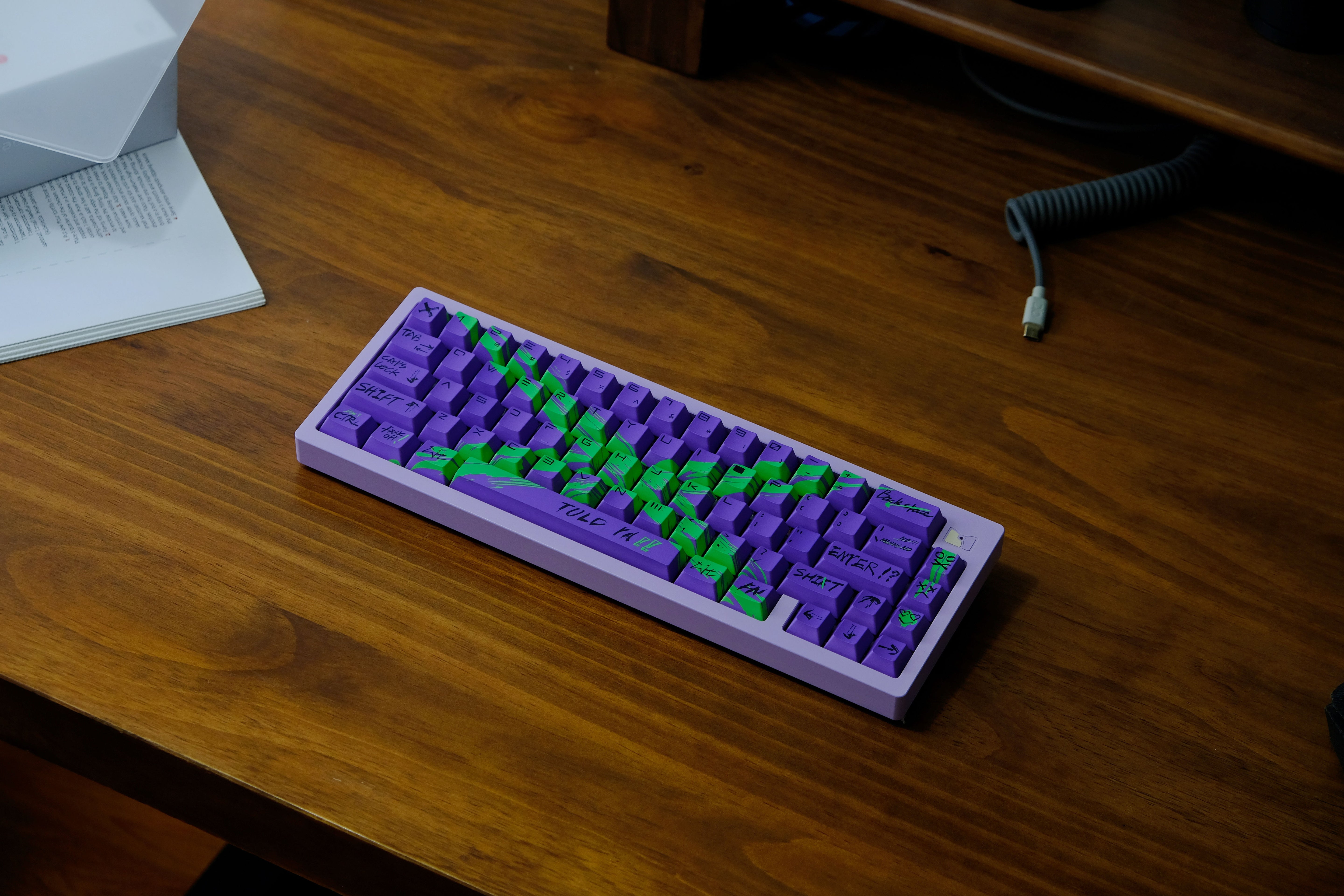Against invalid Purple Green keycaps