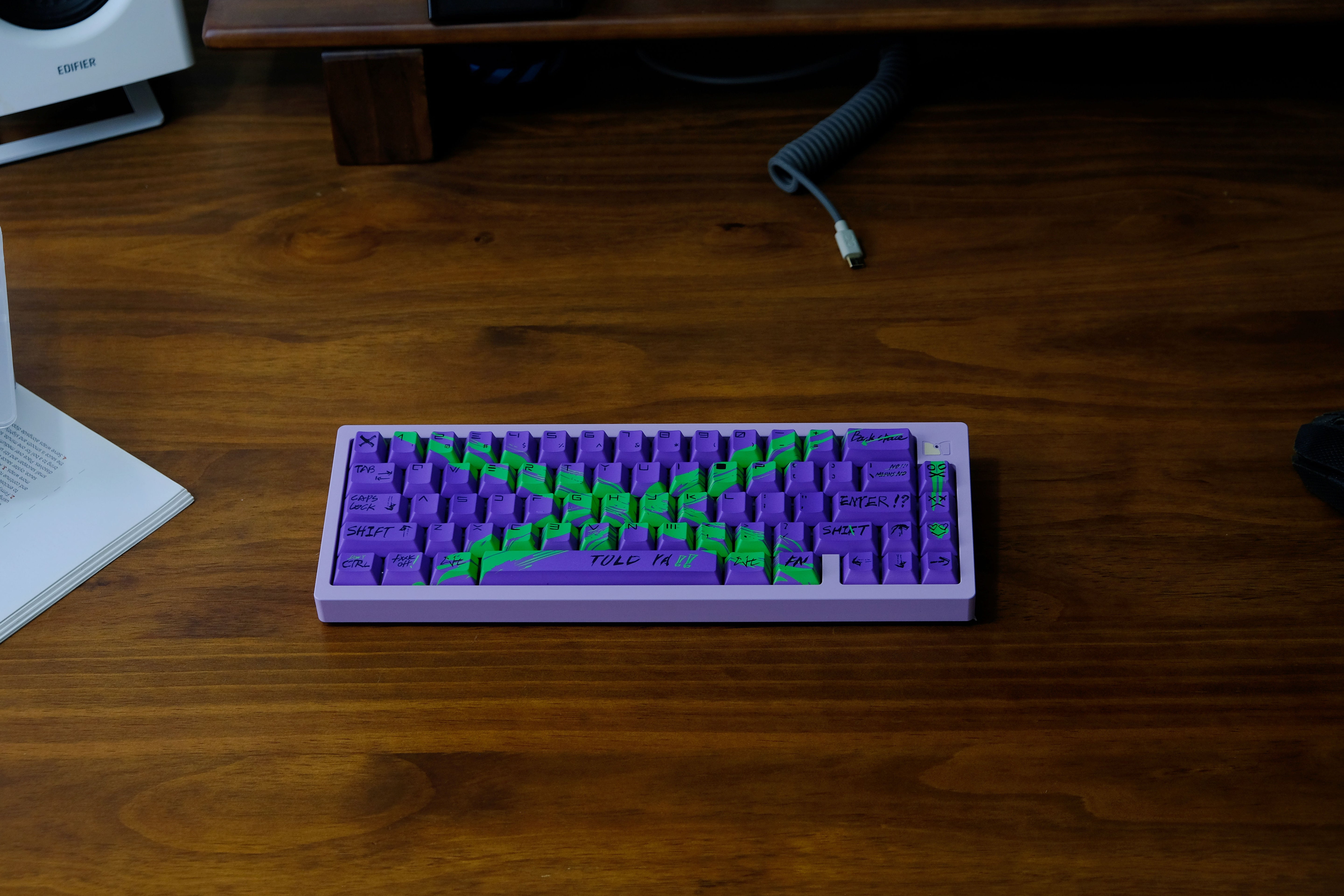 Against invalid Purple Green keycaps