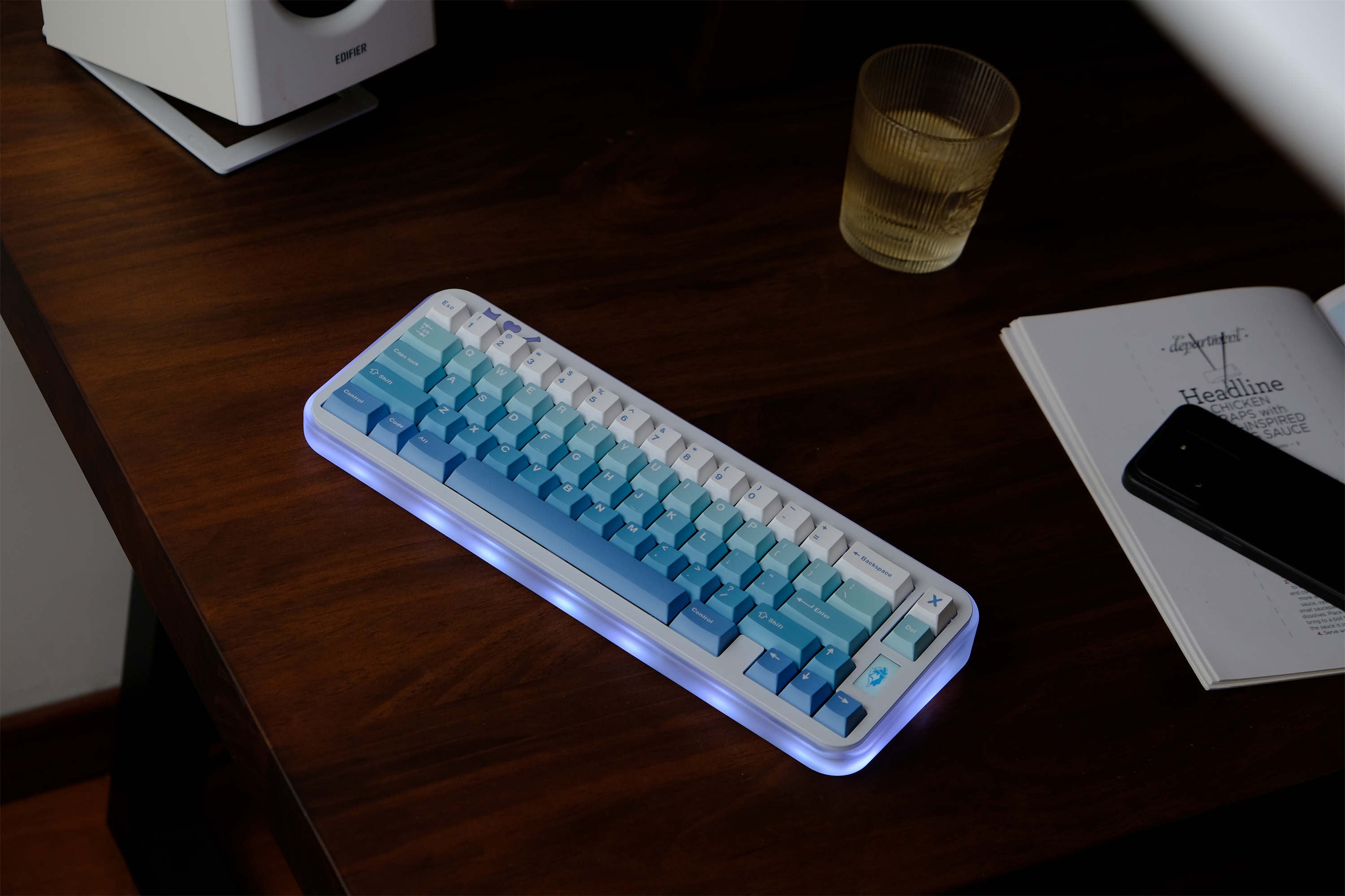 Snow Gradient keycaps