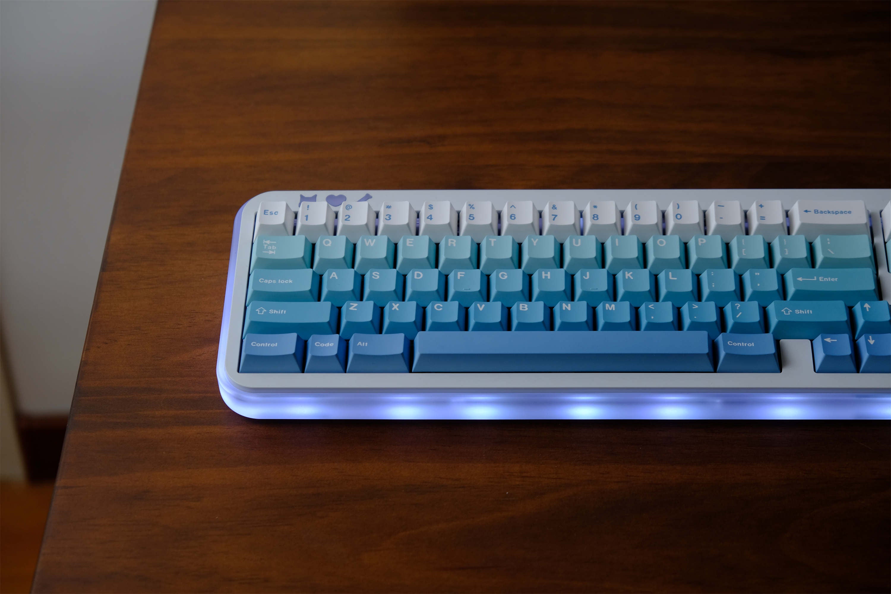 Snow Gradient keycaps