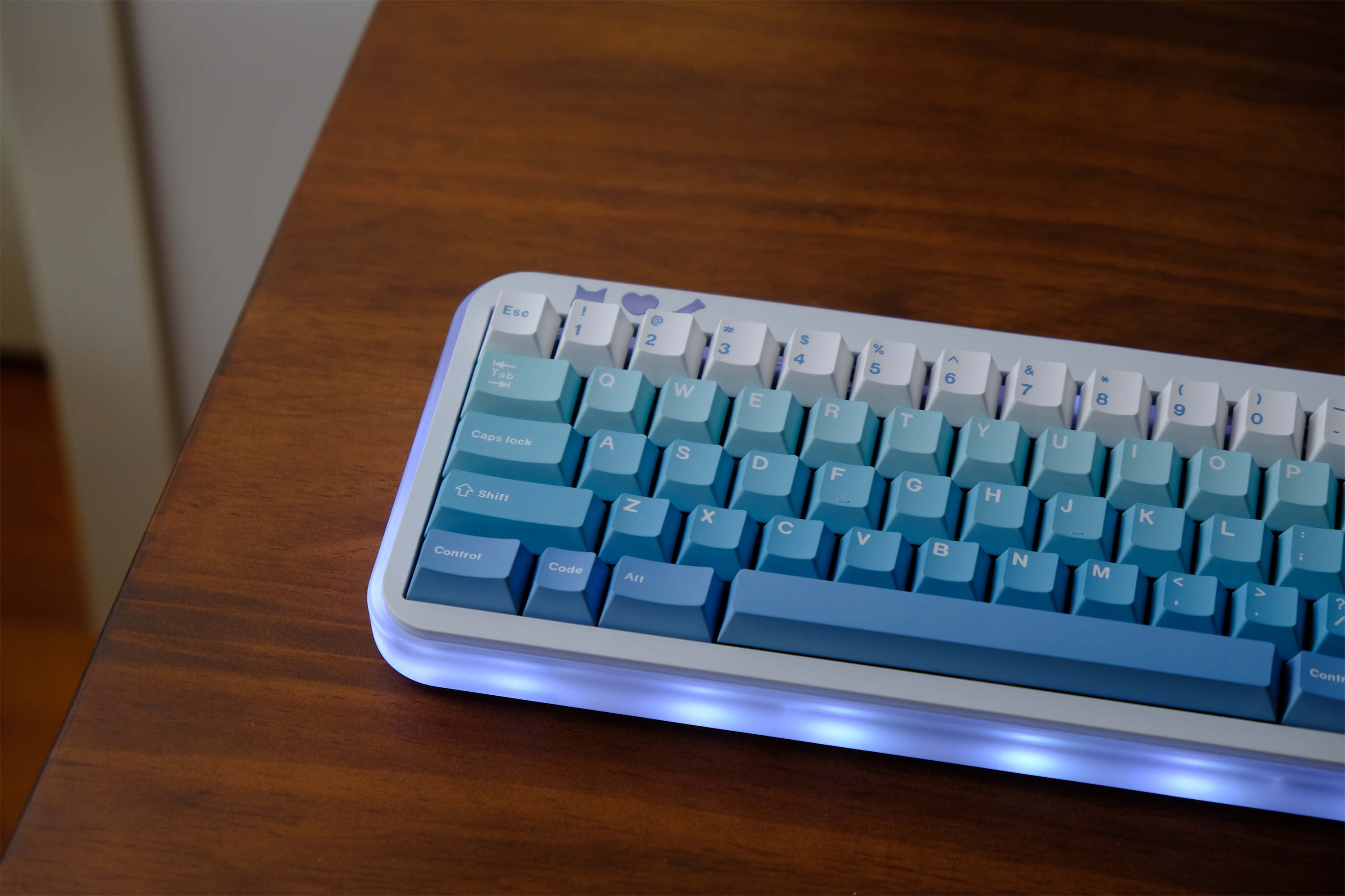Snow Gradient keycaps