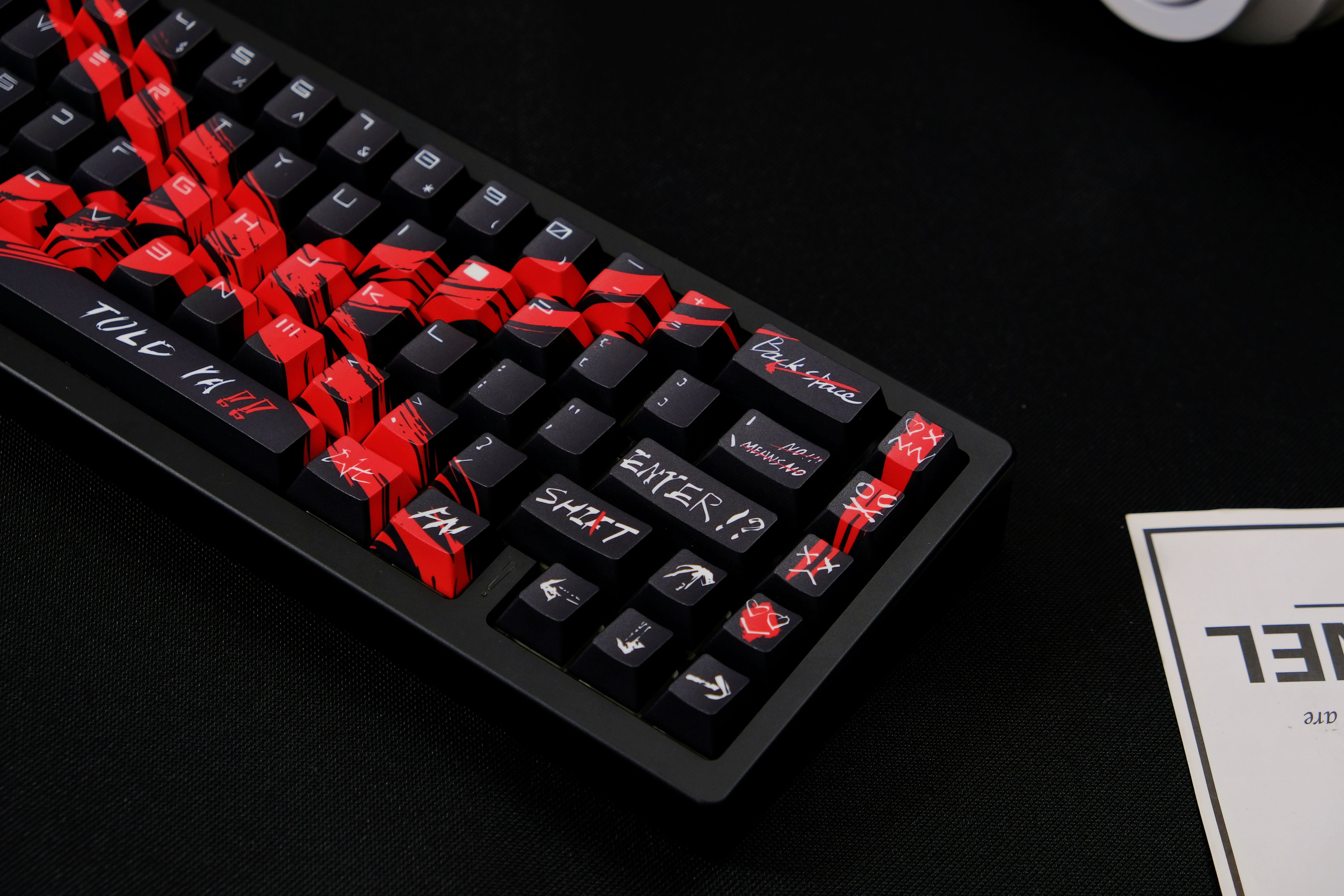 Against invalid Black Red keycaps