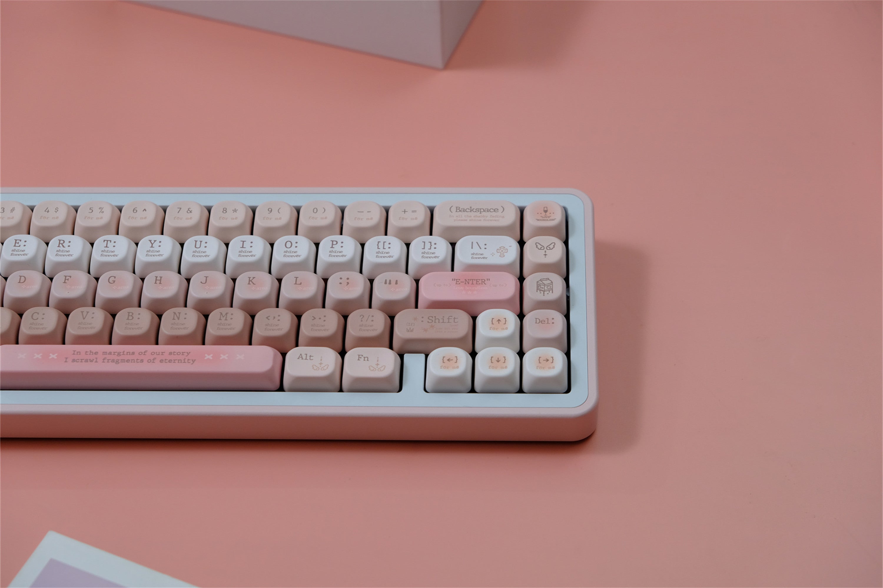Tipsy Romantic Pink keycaps