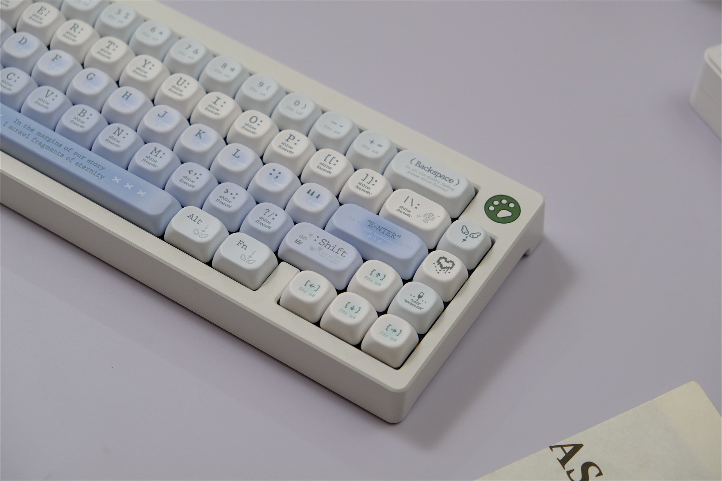 Tipsy Romantic Blue keycaps