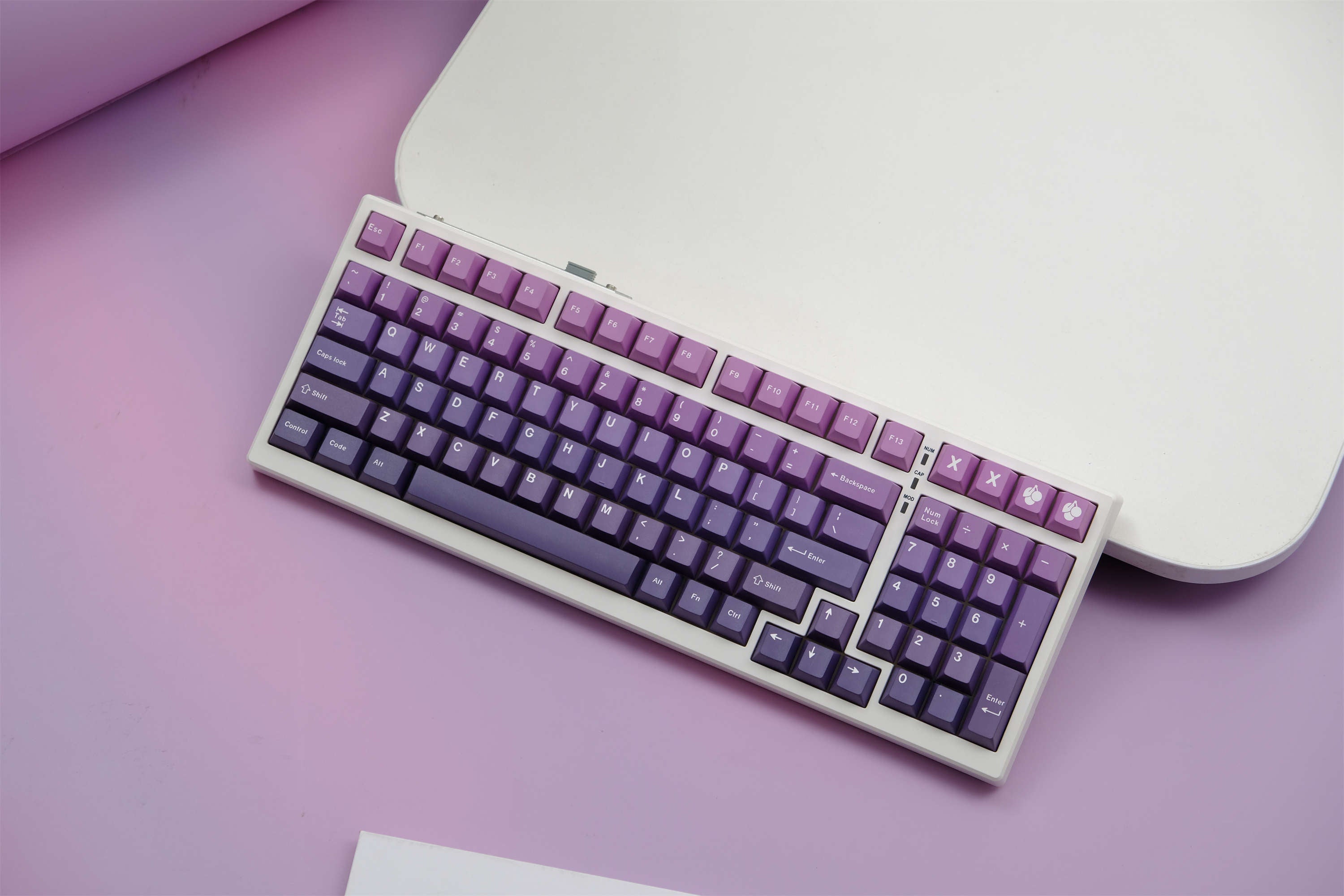 Purple Gradient keycaps
