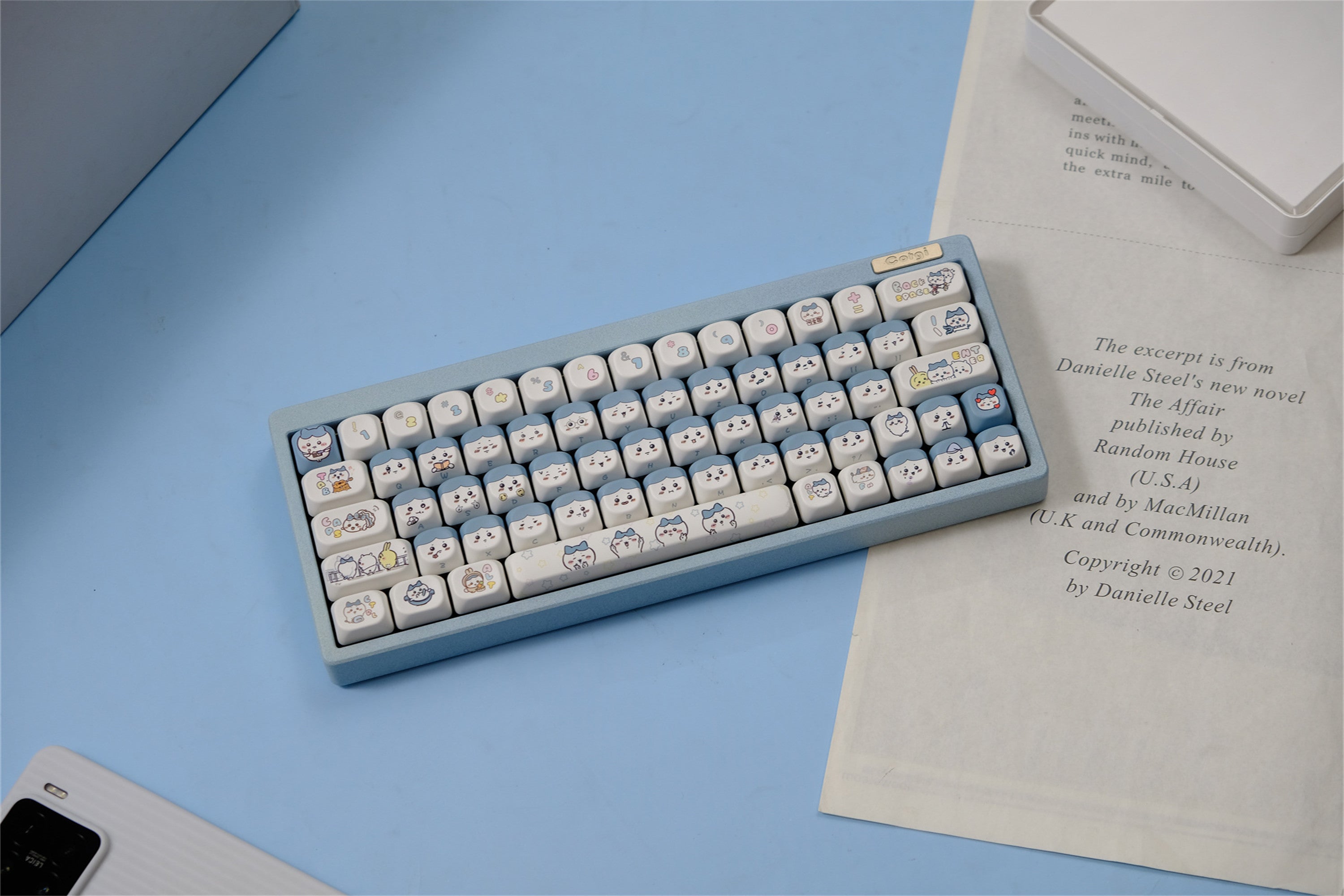 Hachiware keycaps