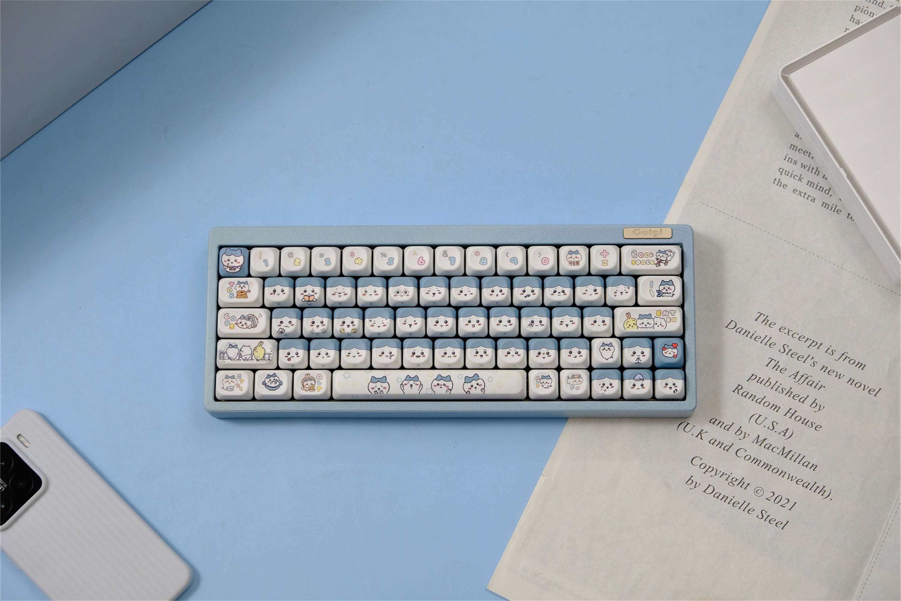 Hachiware keycaps